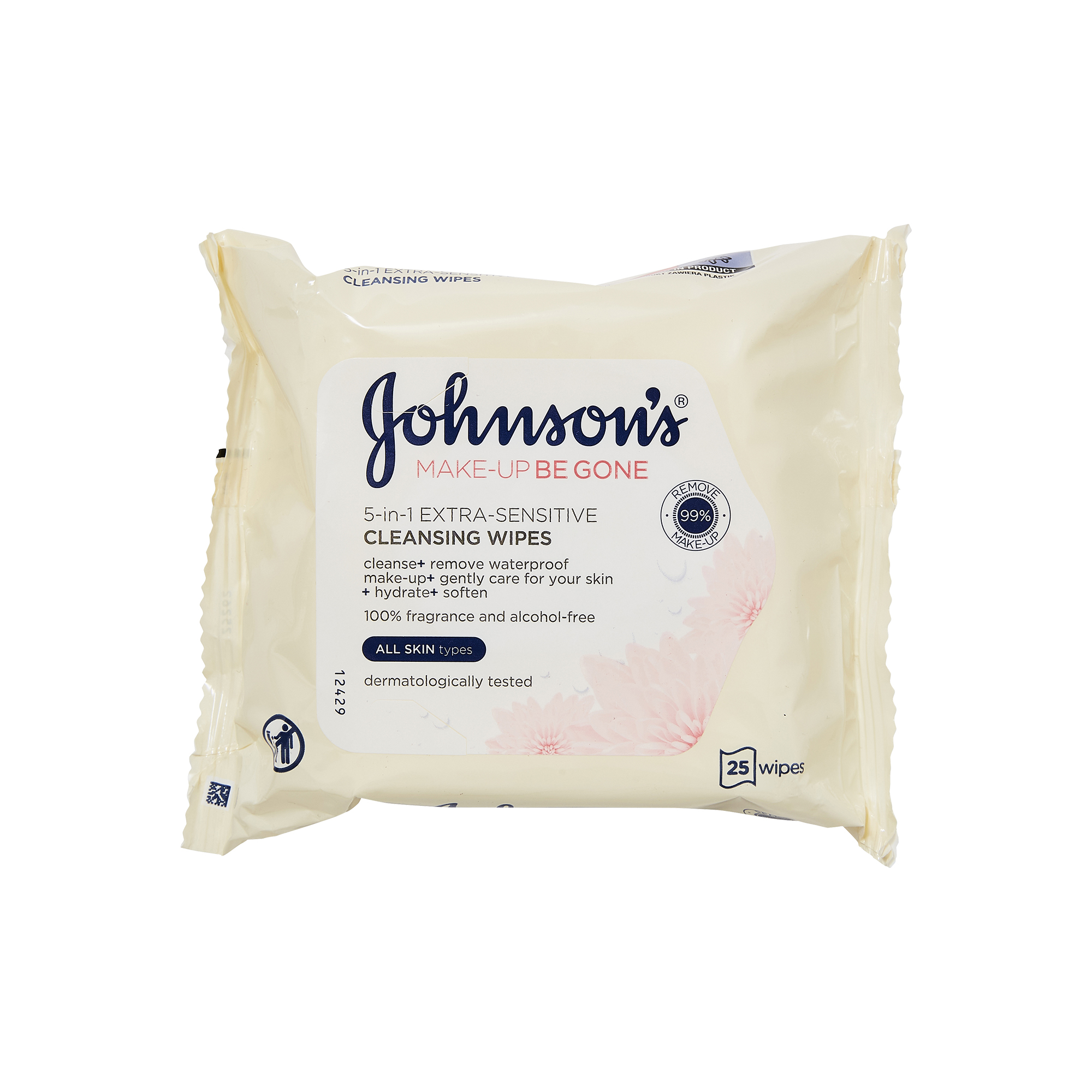 Johnson s 5 in 1 Extra Sensitive Cleansing Wipes 25 s
