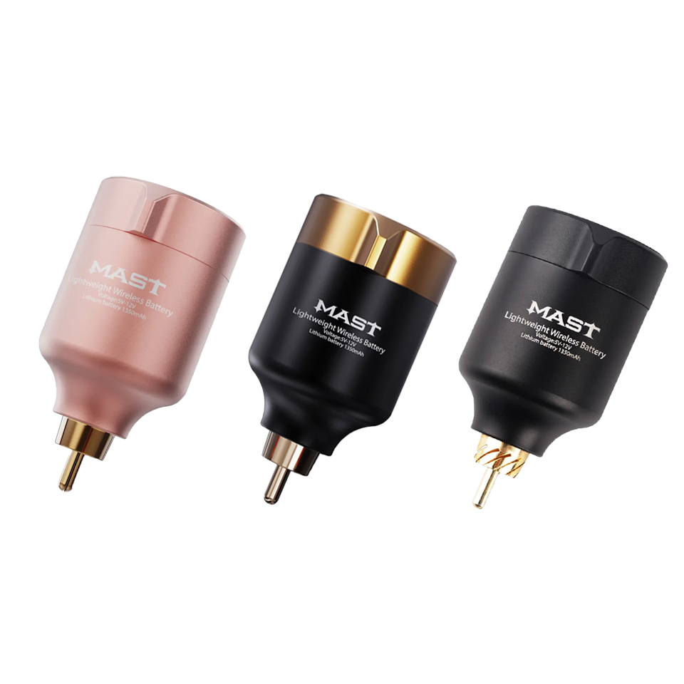 NEW Wireless Fast Charge Mast Tattoo T1 RCA Rechargeable Tattoo Battery LCD Screen Power Supply For Rotary Machine Adapter