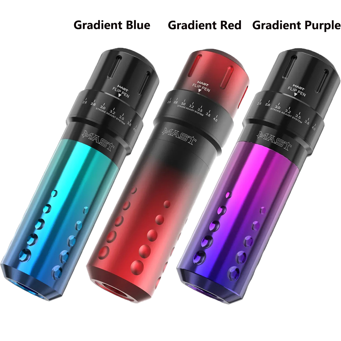 Dragonhawk Mast Flip Rotary Tattoo Pen Machine 2.6-4.0mm Stroke Length Adjustable tatoo machine