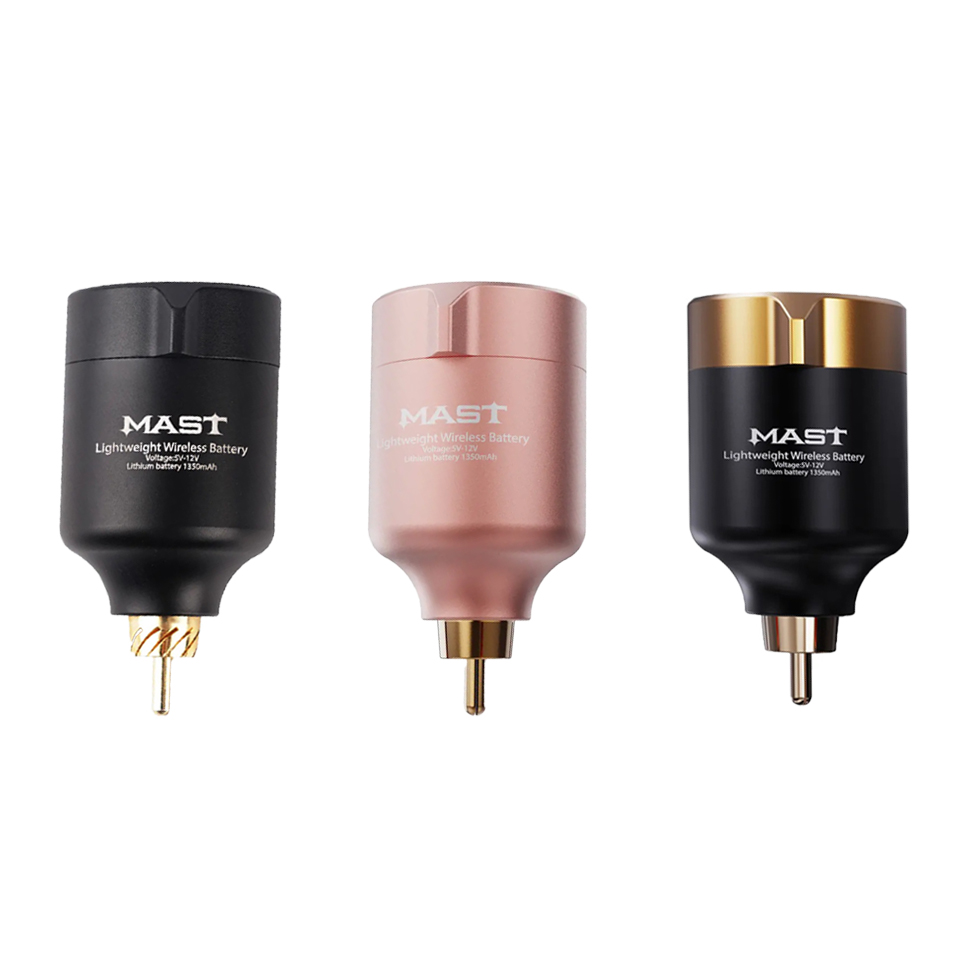 Mast Tattoo T1 RCA wireless tattoo battery Rechargeable LCD Screen Tattoo Scalp Power Supply Supplies