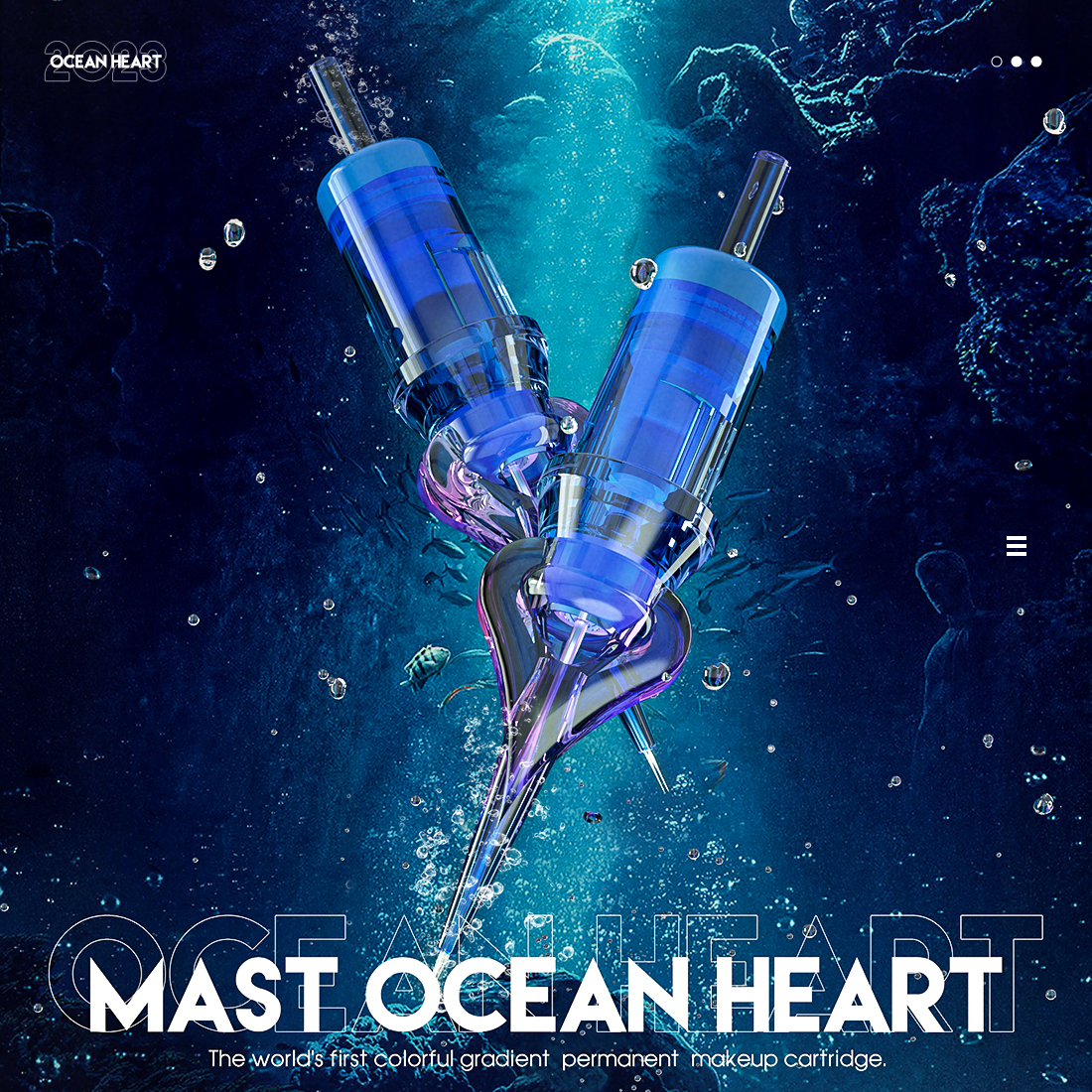 Mast Ocean Heart  Tattoo Cartridge Tattoo Needles Disposable Sterilized Safety Tattoo Needle For Cartridge Machines Grips 20pcs/lot