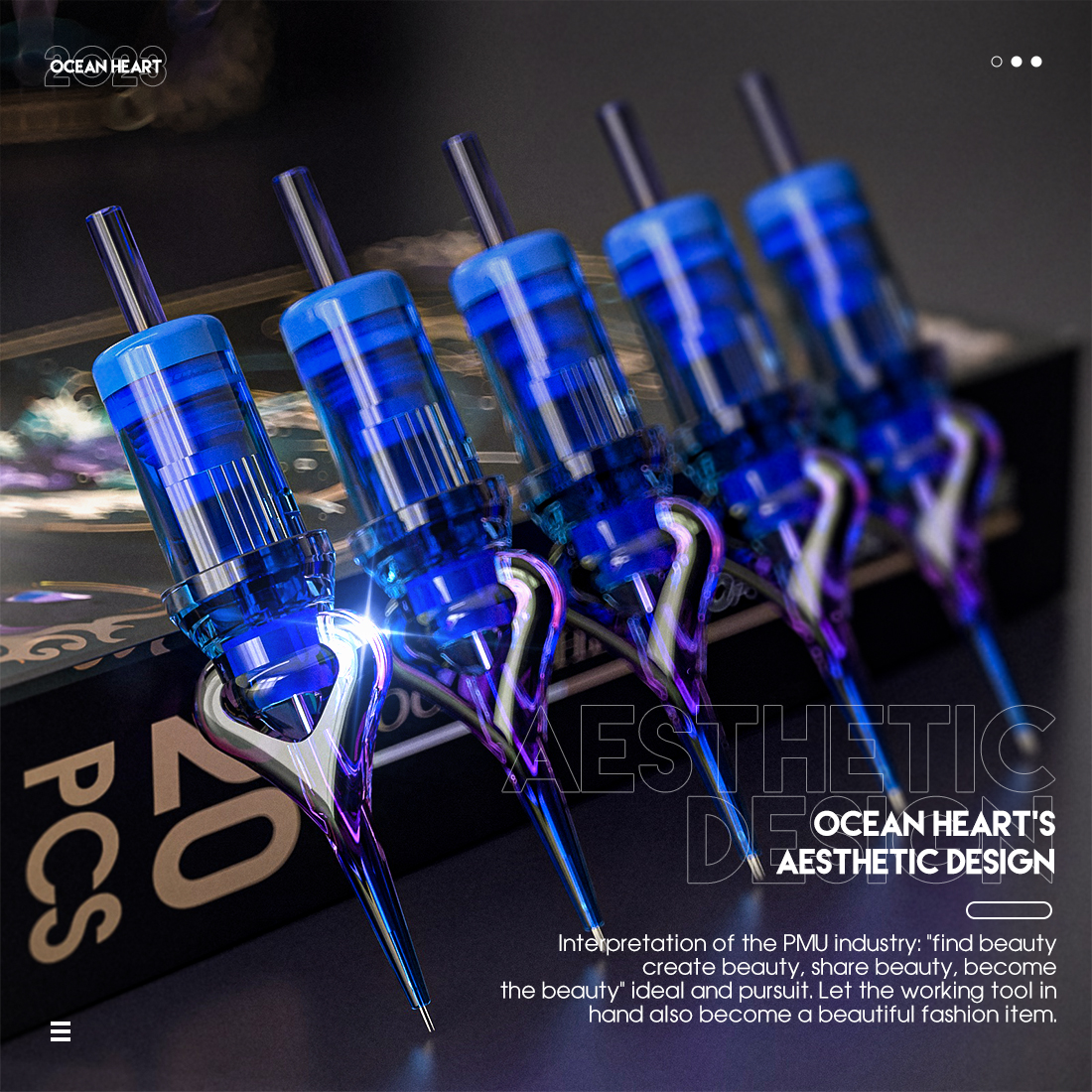 Mast Ocean Heart  Tattoo Cartridge Tattoo Needles Disposable Sterilized Safety Tattoo Needle For Cartridge Machines Grips 20pcs/lot