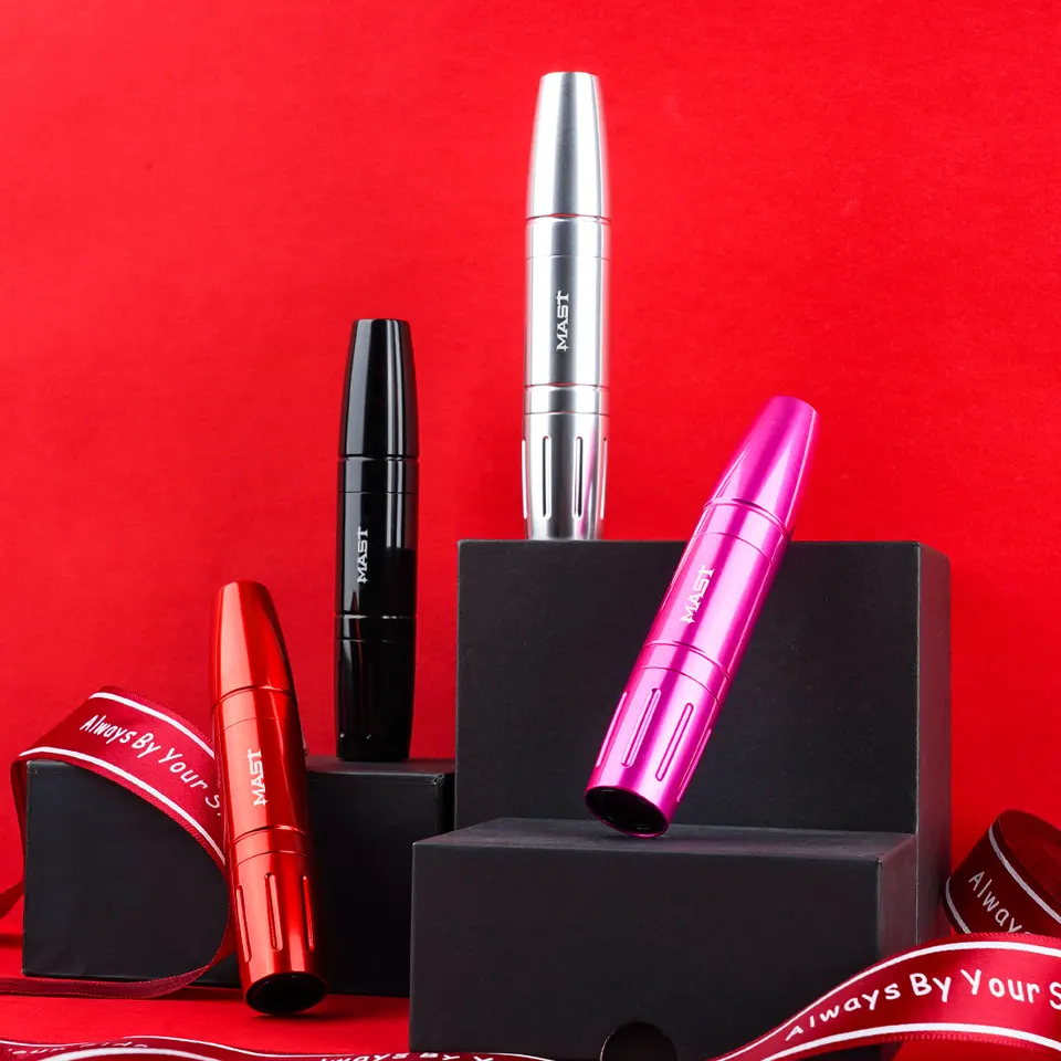 Mast Tattoo Magi New Powerful Eyebrows Lips And Scalp RCA Makeup Permanent Rotary Tattoo Gun Machine Pen