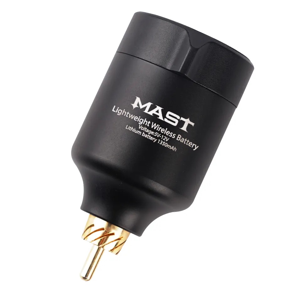 NEW Wireless Fast Charge Mast Tattoo T1 RCA Rechargeable Tattoo Battery LCD Screen Power Supply For Rotary Machine Adapter