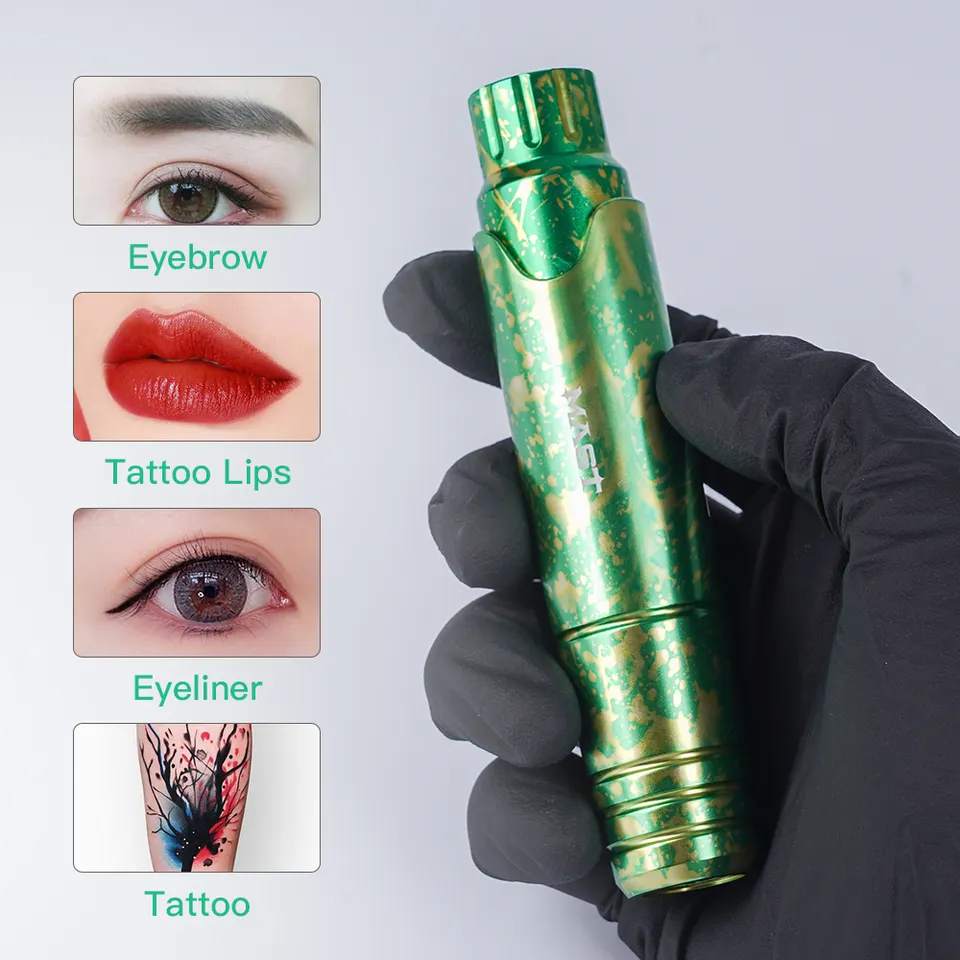 Permanent MakeUp Mast P10 Rotary Tattoo Gun Pen Eyebrow Lips Tattoo Machine Pen Accessories for Tattoo Artist