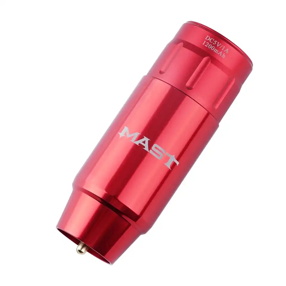  Rechargeable MAST Tattoo Machine Battery Power RCA Cord Tattoo Wireless Power Supply for Makeup Permanent Machine Supply Cord