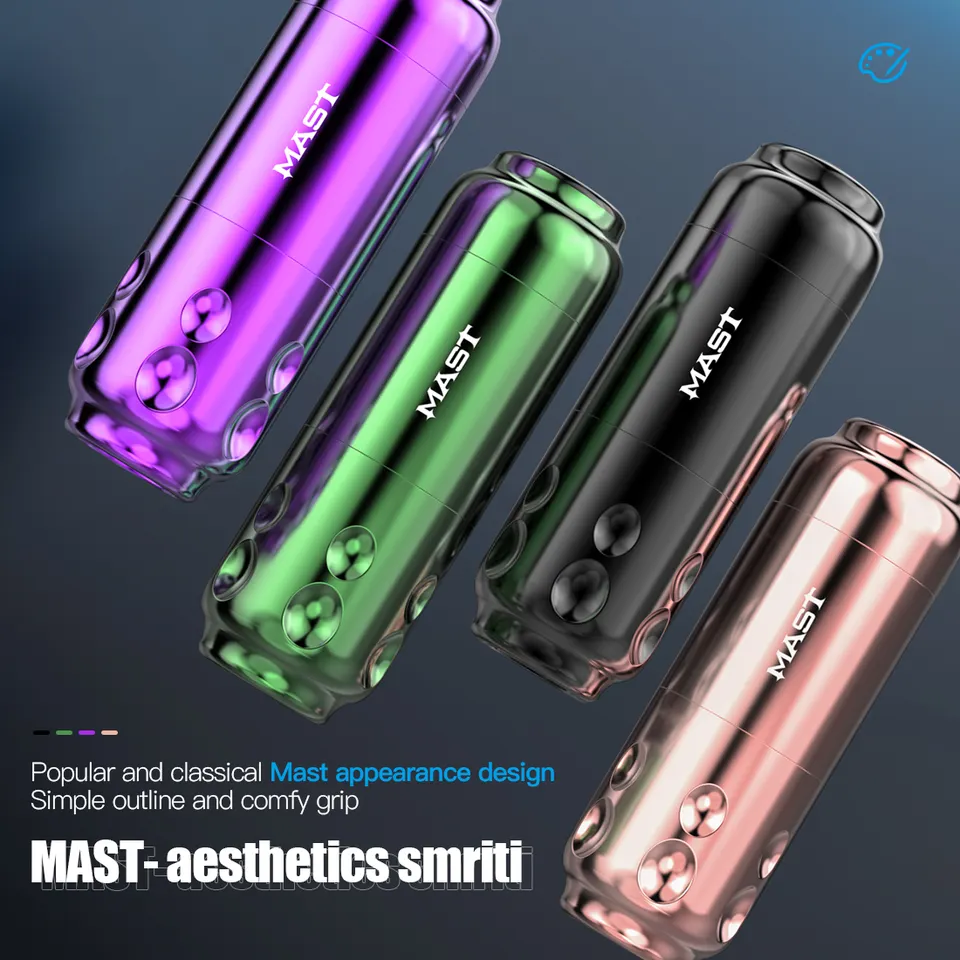 Mast Tattoo Sensor Brushless Motor Power By Mcore-r1 Machine 4.0mm Stroke Length Rotary Tattoo Pen Tattoo Supplies