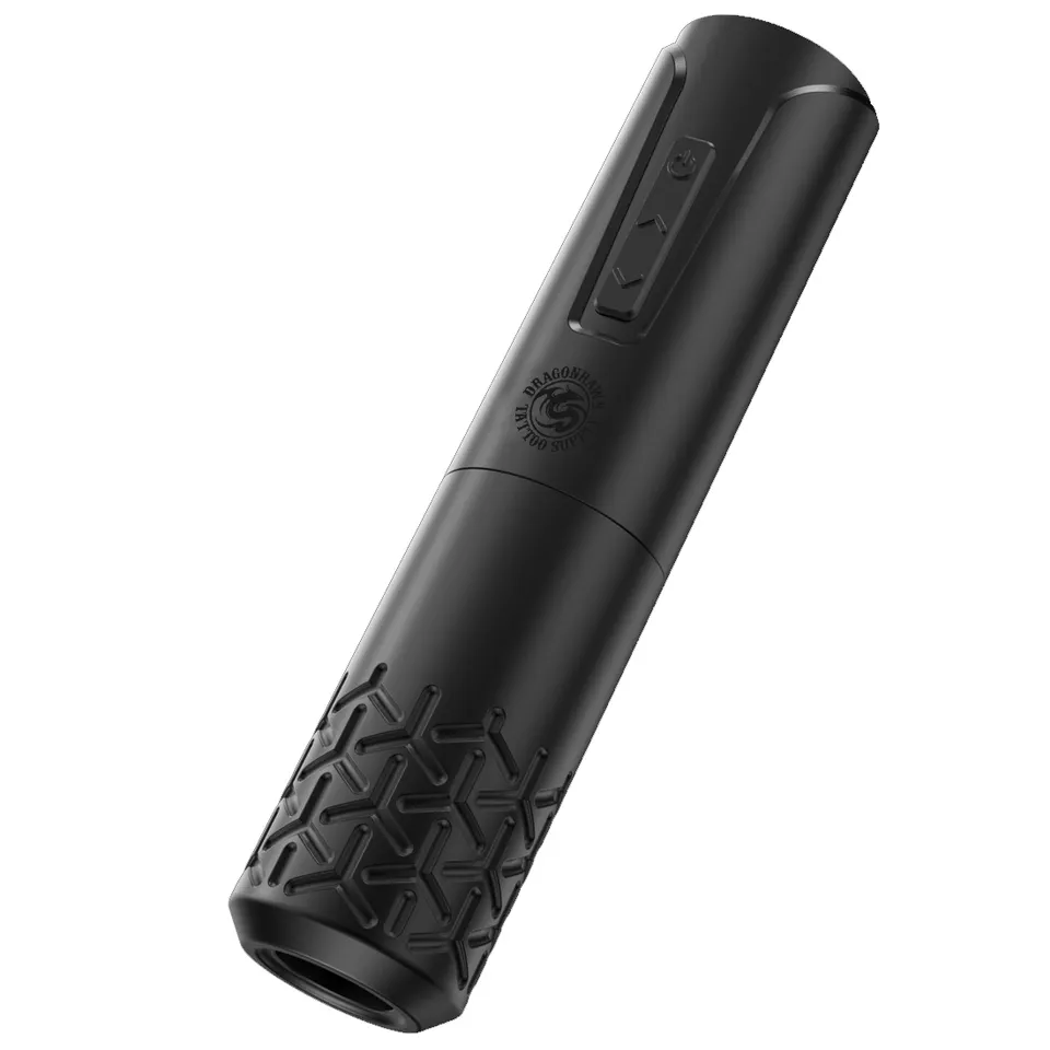 Dragonhawk Armor Wireless Battery Pen Machine Rotary Tattoo Pen Charge and Replace The Battery LED Display Permanent Make Up