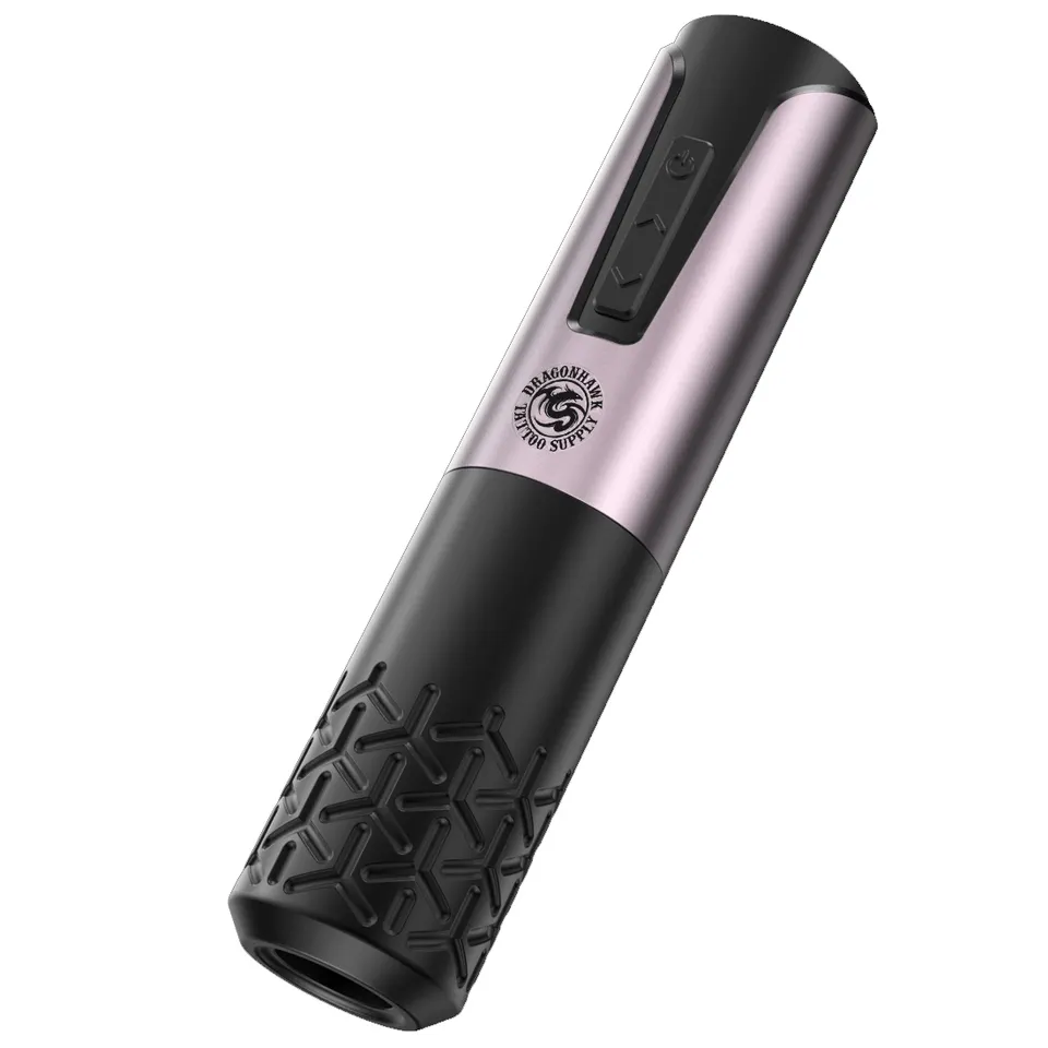 Dragonhawk Armor Wireless Battery Pen Machine Rotary Tattoo Pen Charge and Replace The Battery LED Display Permanent Make Up