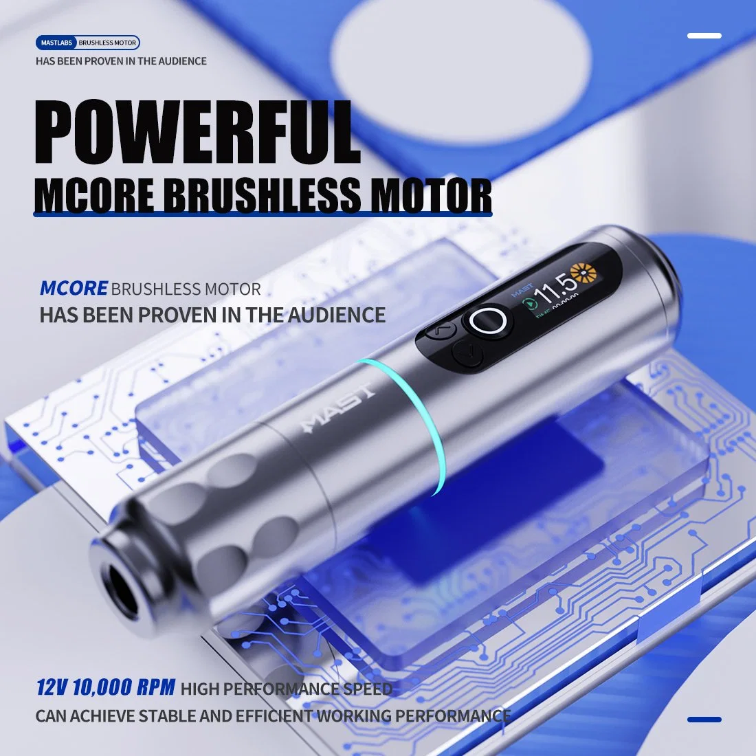 Wholesale Mast Archer 2 Wireless Battery 2100mAh Tattoo Pen mahine Permanent Makeup MachineTattoo Rotary Machine