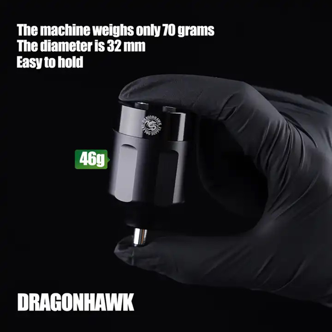 Wholesale Dragonhawk Mini Wireless Fast Charge Battery RCA &DC Interface tattoo Power Supply For Tattoo Rotary Machine