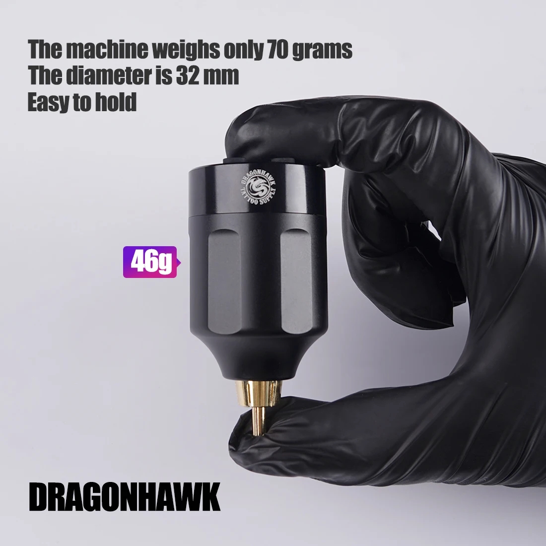 Wholesale Dragonhawk Mini Wireless Fast Charge Battery RCA &DC Interface tattoo Power Supply For Tattoo Rotary Machine