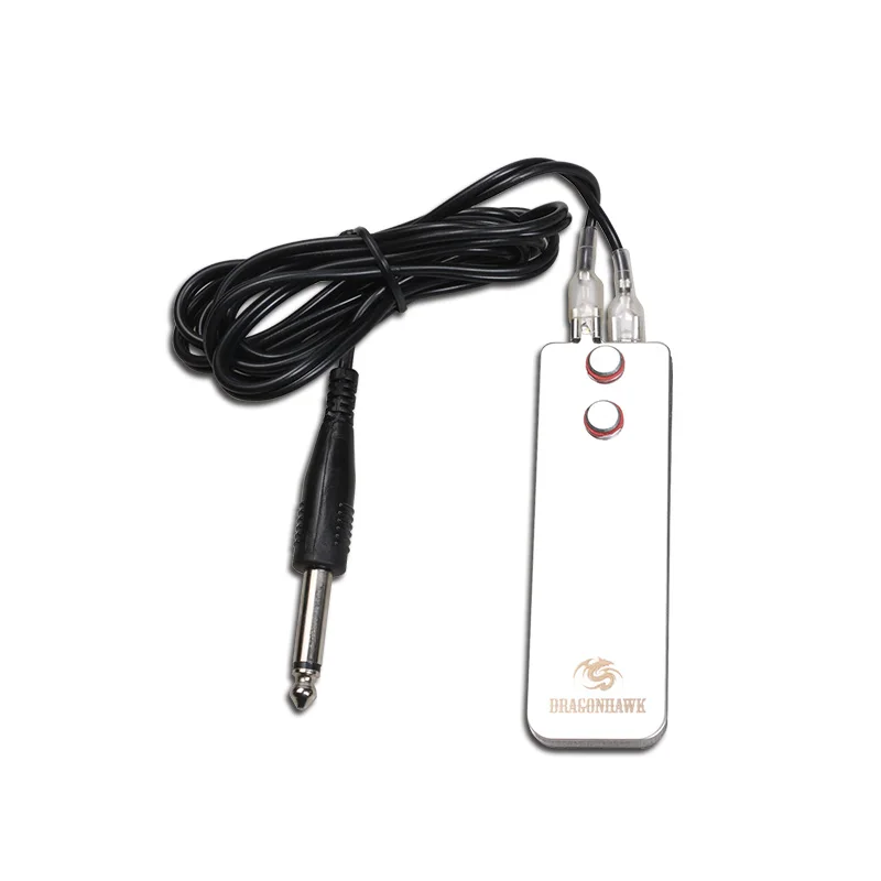 Wholesale Dragonhawk Tattoo Stainless Steel Foot Switch Non-skid Anti-marring Base Foot Pedal For Power Supplies Tool Accessories