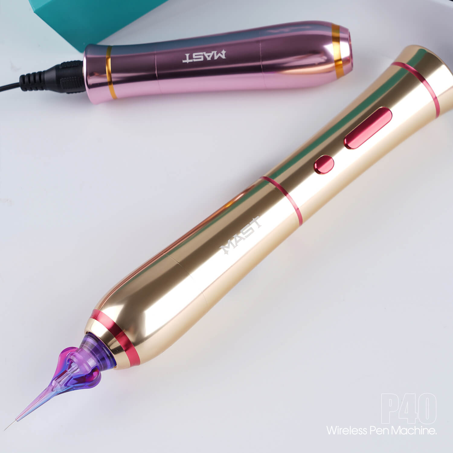 New design dragonhawk Mast P40 Wireless Tattoo Pen Machine with 2.5MM Stroke Permanent makeup tattoo Gun machine
