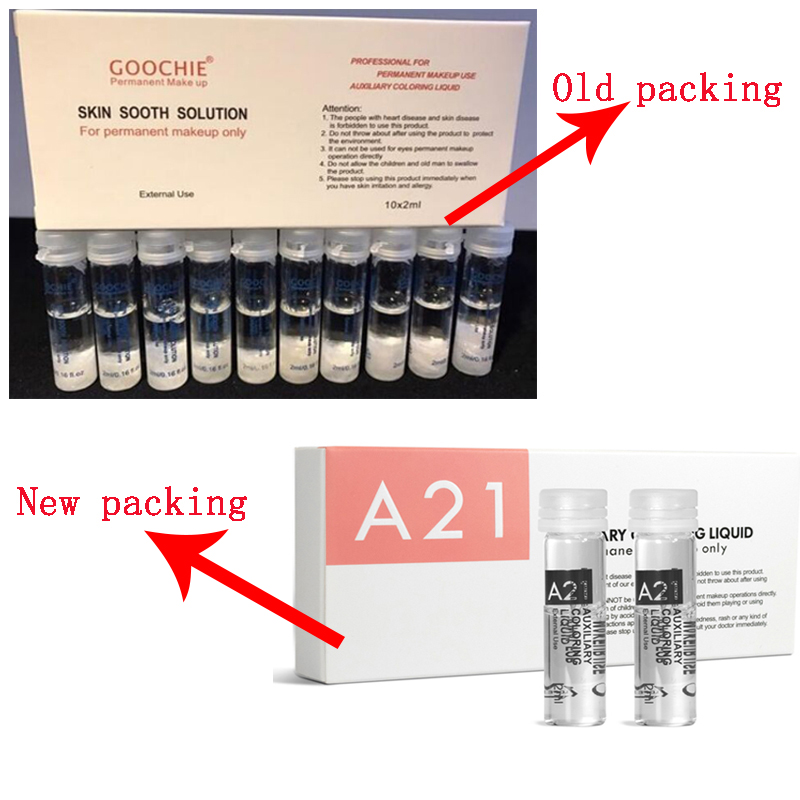 New Goochie Permanent Makeup skin sooth solution painless agent fixing agent for eyebrow lip painless / Fixing Agent Tattoo Assistance