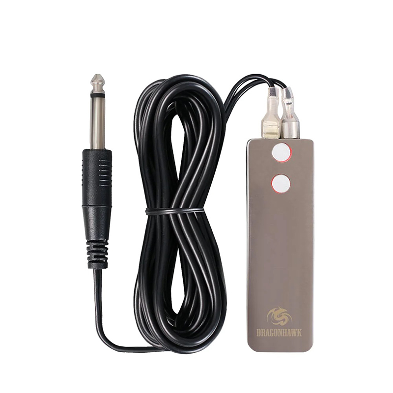 Wholesale Dragonhawk Tattoo Stainless Steel Foot Switch Non-skid Anti-marring Base Foot Pedal For Power Supplies Tool Accessories