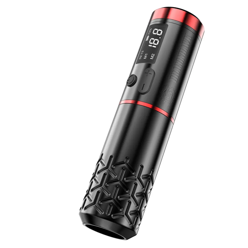 wholesale Dragonhawk Armor Pro Professional Wireless Rotary Tattoo Machine Portable Power Coreless Motor LED Digital Display Battery Pen