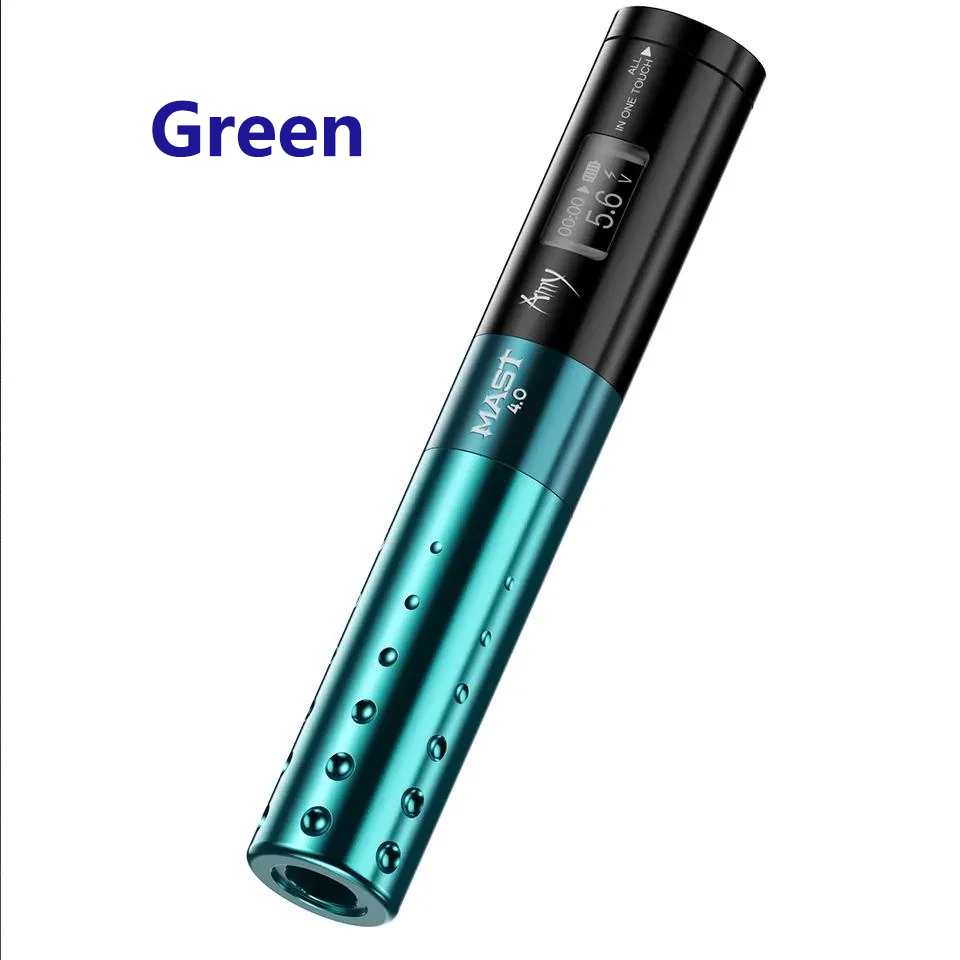 Wholesale Dragonhawk Mast Amy 4.0 Stroke Wireless Battery RCA 2 Modes Rotary Tattoo Pen LED Display Direct Drive Permanent Makeup Machine