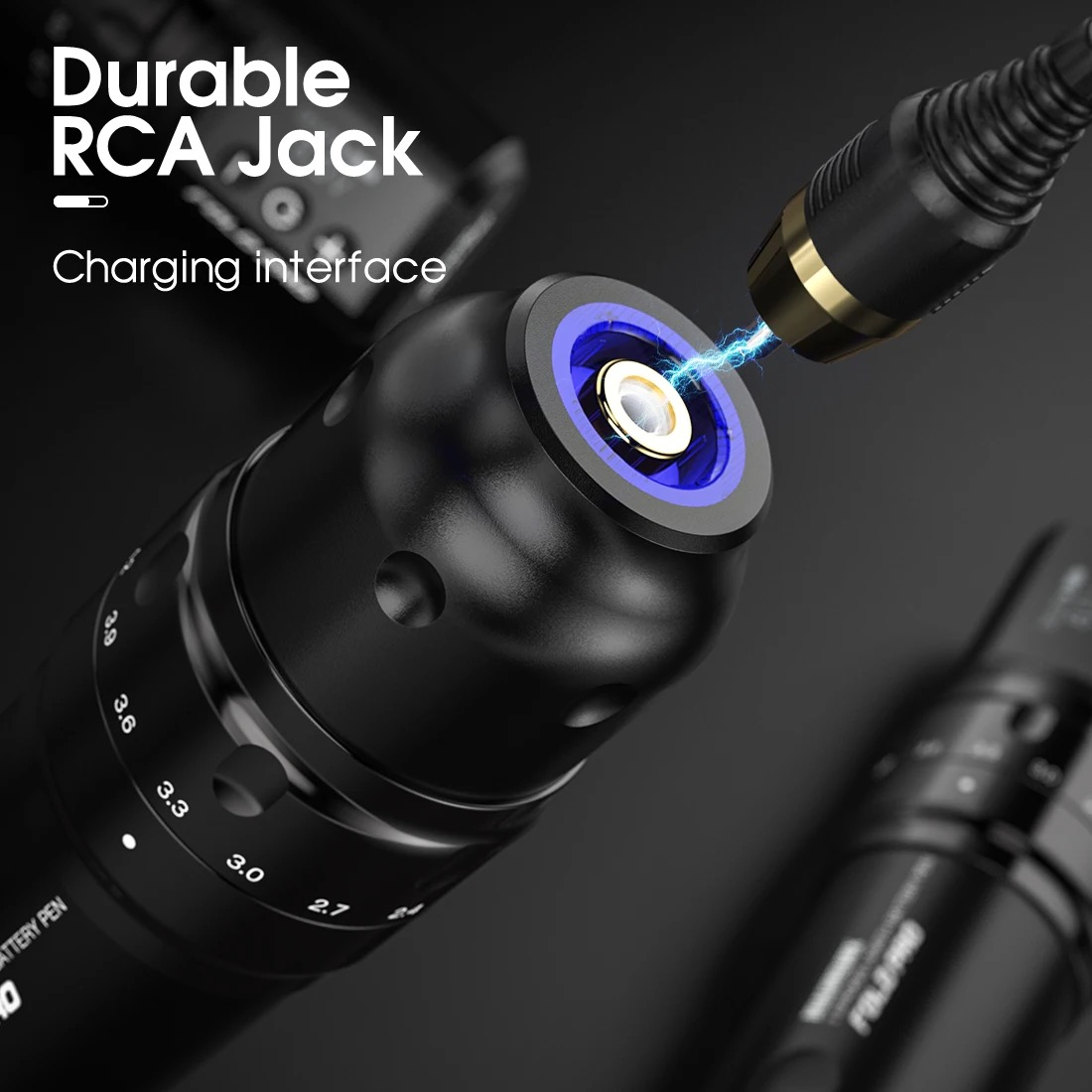 Dragonhawk Fold Pro Wireless Battery tattoo pen machine Wireless battery or RCA Interface Rotary Tattoo Machine Gun