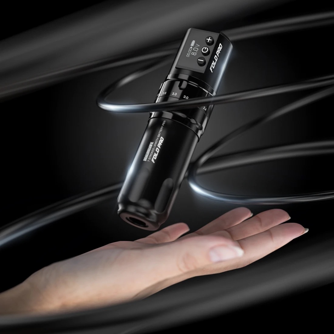 Dragonhawk Fold Pro Wireless Battery tattoo pen machine Wireless battery or RCA Interface Rotary Tattoo Machine Gun