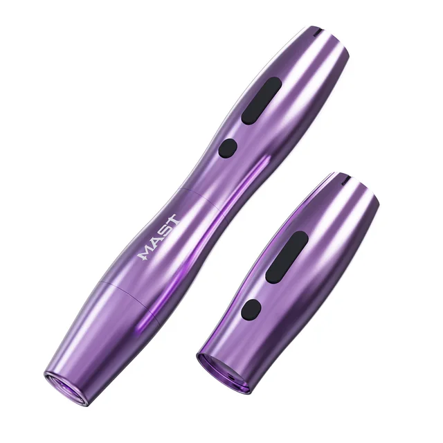 Wholesale New Mast Tattoo P20 Wireless Tattoo Machine 2pcs Batteries Gun 2.5mm Stroke Rotary Tattoo Professional Permanent Makeup Pen