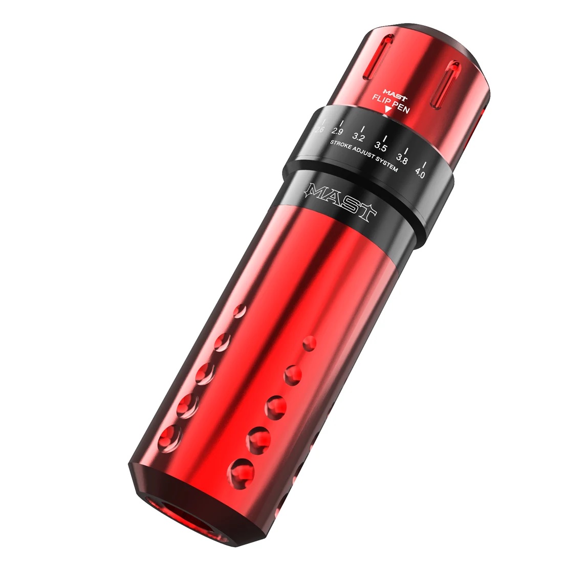 Wholesale Mast Tattoo Flip Adjustable 6 Stroke Lengths Coreless Motor RCA Interface Rotary Machine Pen Tattoo Supplies