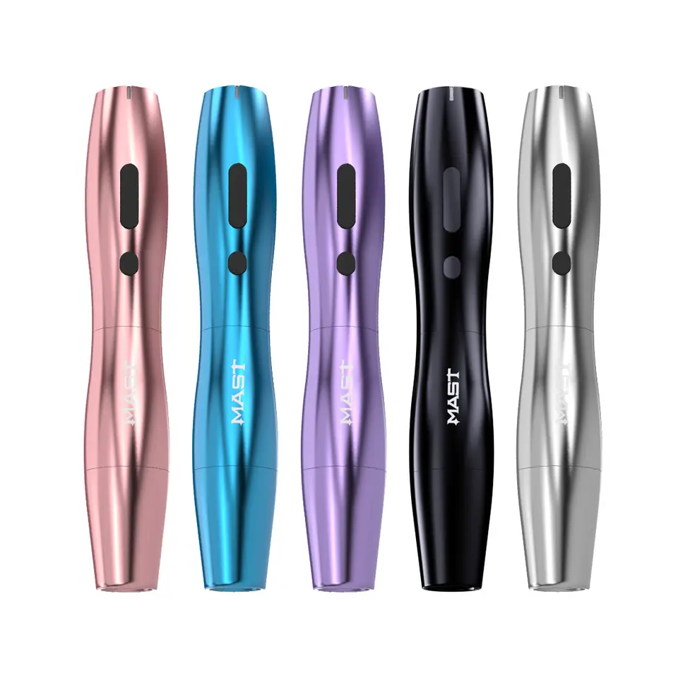 Wholesale New Design Mast Tattoo P20 SMP Rotary Tattoo Machine Tattoo Wireless Machine For Makeup Permanent Machine Pen