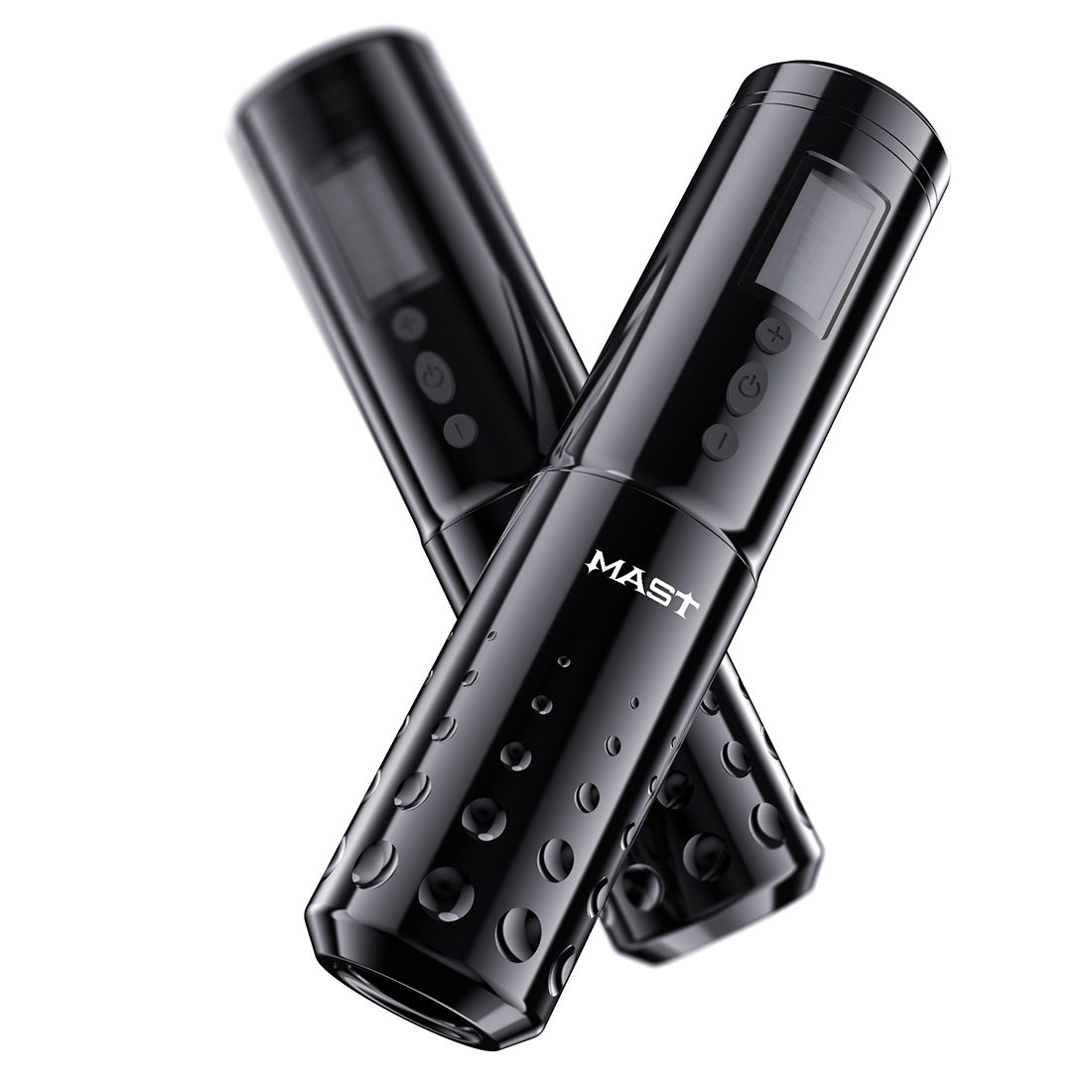 Mast Tattoo Lancer Wireless LED Display Rotary Tattoo Machine Pen Two Replaceable Batteries Makeup Permanent Accessories