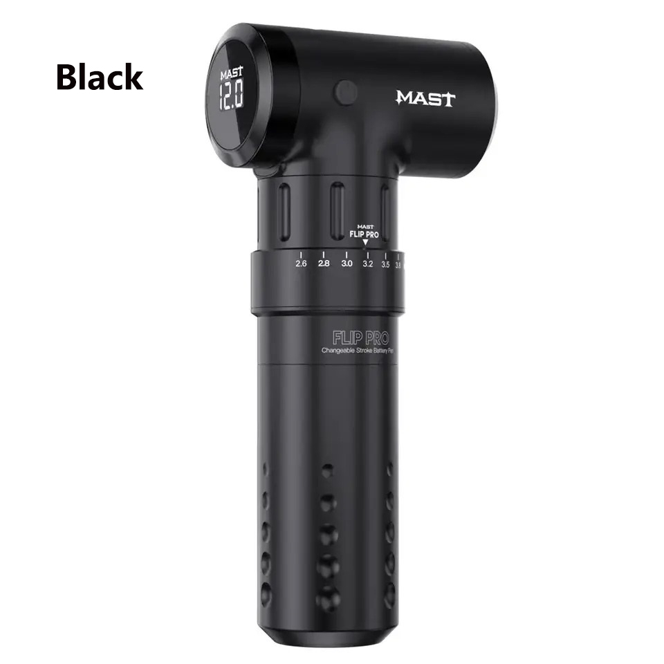 Mast Tattoo Flip Pro Coreless Motor Power rotary Tattoo Machine Adjustable 7 Stroke Length Change Wireless Or Wire Battery