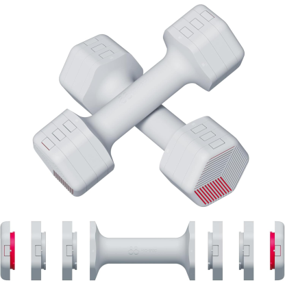 Adjustable Dumbbells Set 2lb 3lb 4lb 5lb Free Weights for Home Gym Strength Training for Women and Men