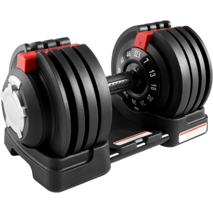 Adjustable Dumbbells Set 52.5 LB 12 Level 3-in-1 Dumbbells Kettlebells Barbells for Home Gym