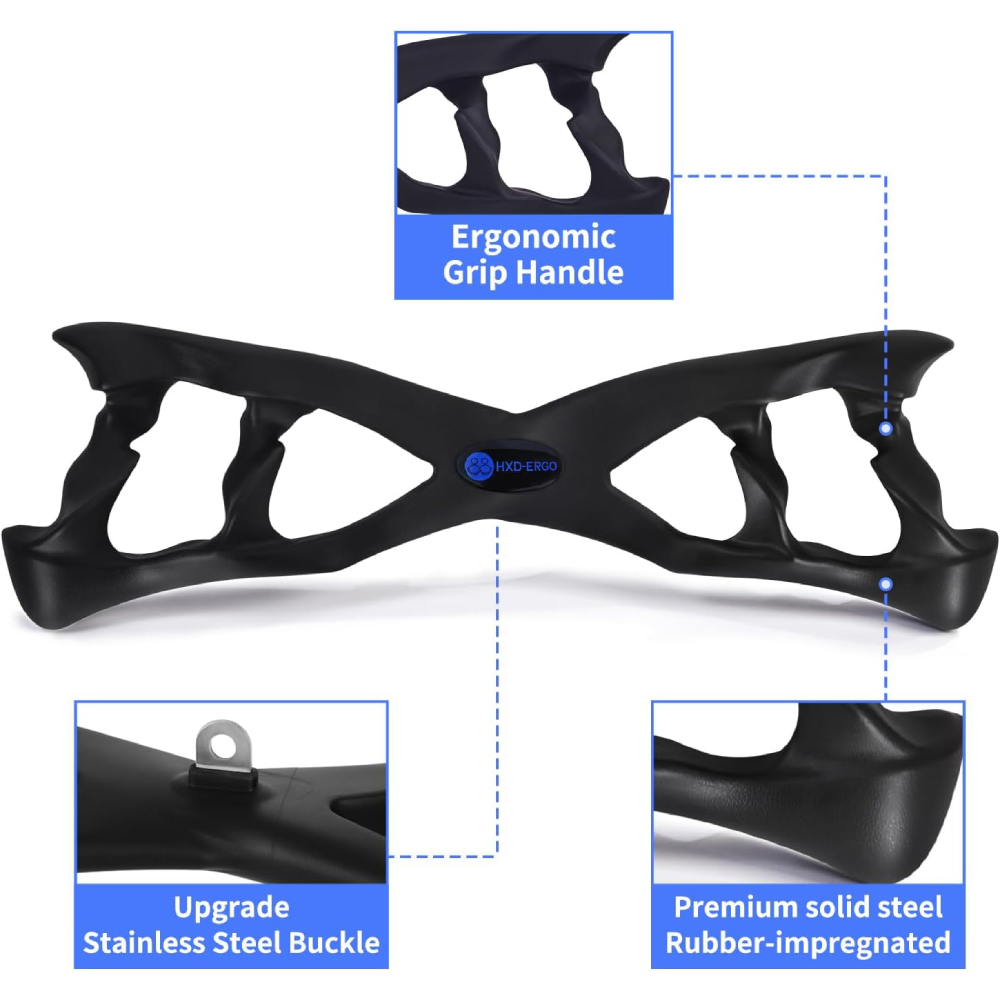 LAT Pull Down Bar with Ergonomic Grips Bicep Tricep Pushdown Cable Attachment for Gym Muscle Exercise Strength Training LAT Pulldown Accessories