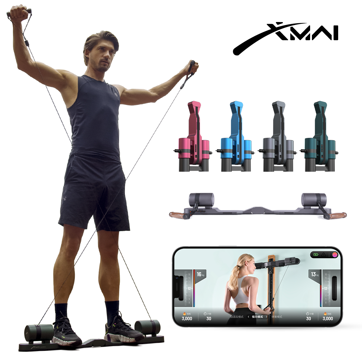 Smart Home Fitness Solutions-Intelligent Cable Machine with App-Trainnox