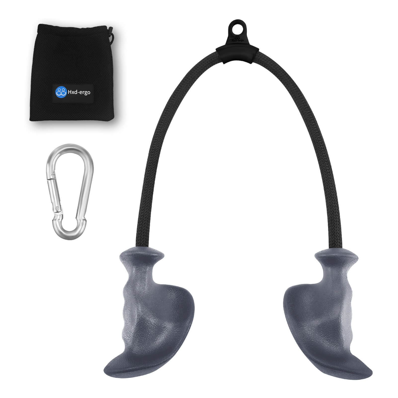 Ergonomic Handles, 36 Inch Tricep Rope for Cable Machine, Gym, Home