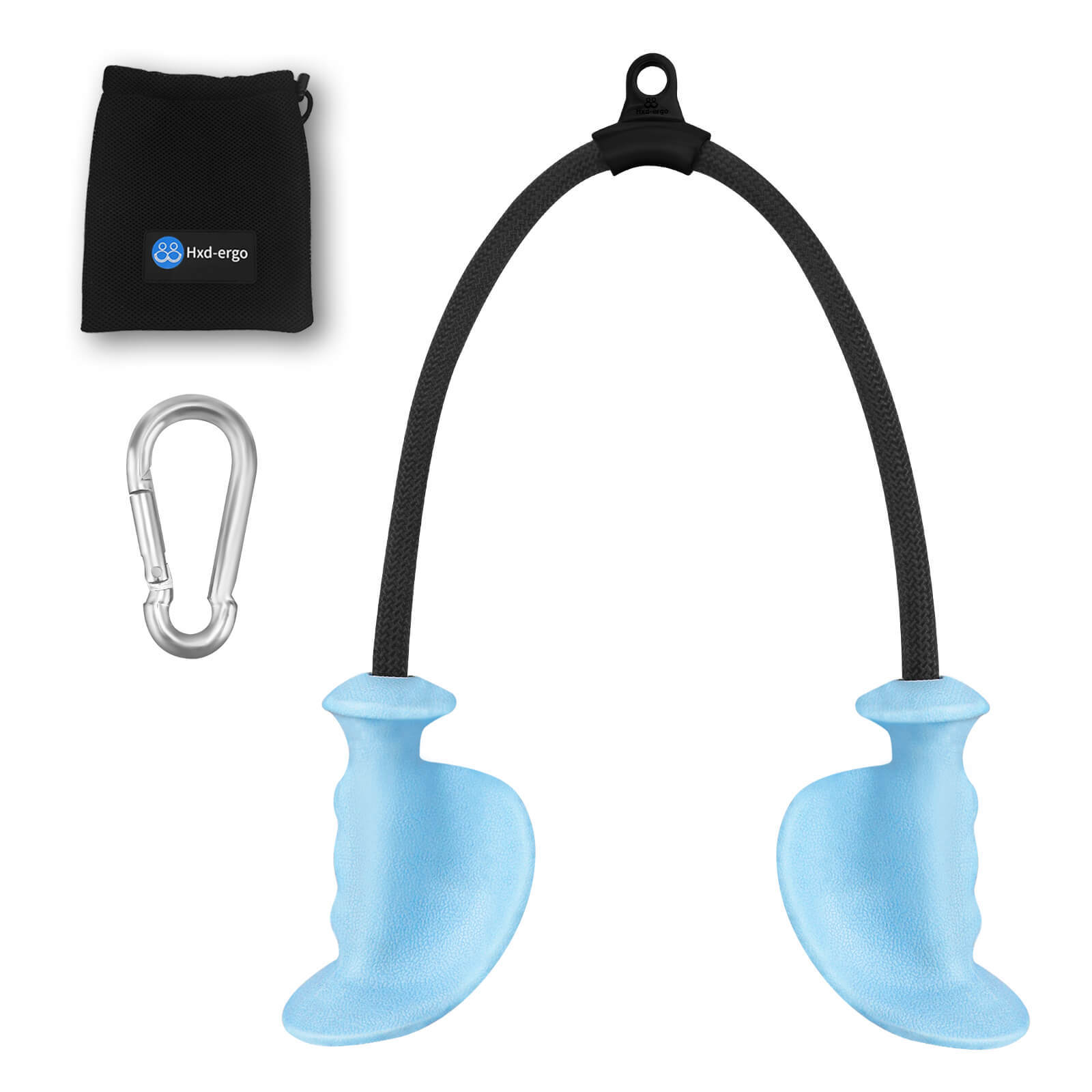 Ergonomic Handles, 36 Inch Tricep Rope for Cable Machine, Gym, Home