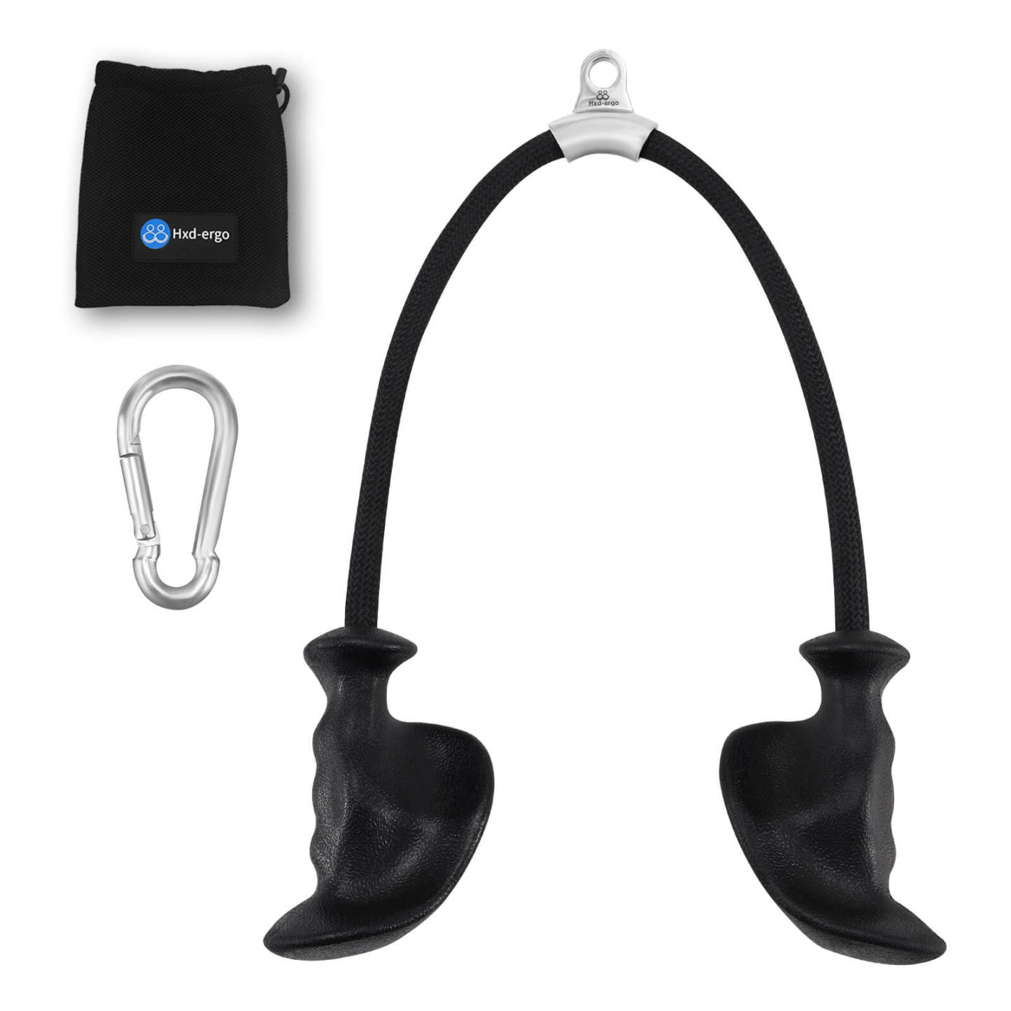 Ergonomic Handles, 36 Inch Tricep Rope for Cable Machine, Gym, Home