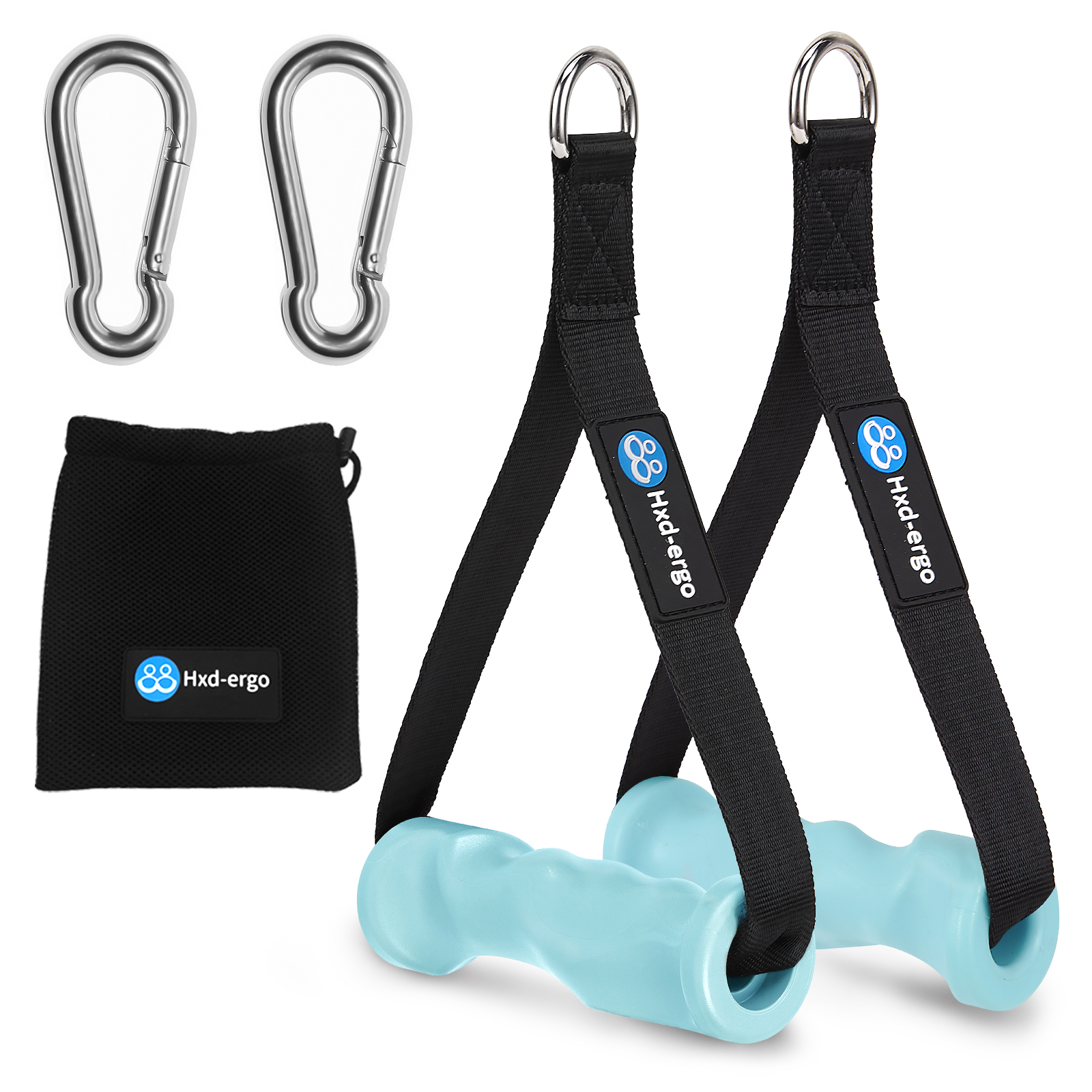 Ergonomic Cable Machine Handles for Yoga, Pilates, Strength Training -