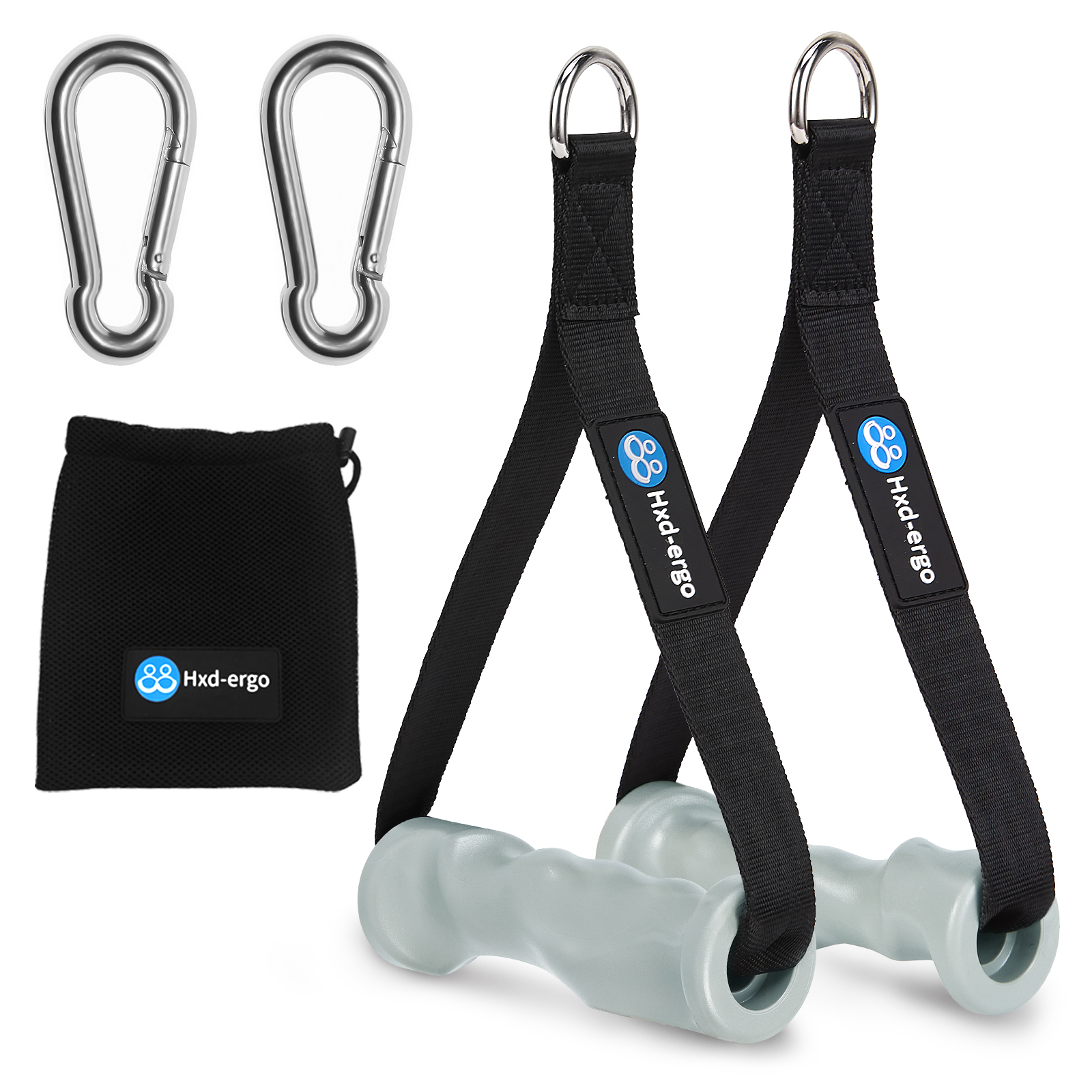 Ergonomic Cable Machine Handles for Yoga, Pilates, Strength Training -