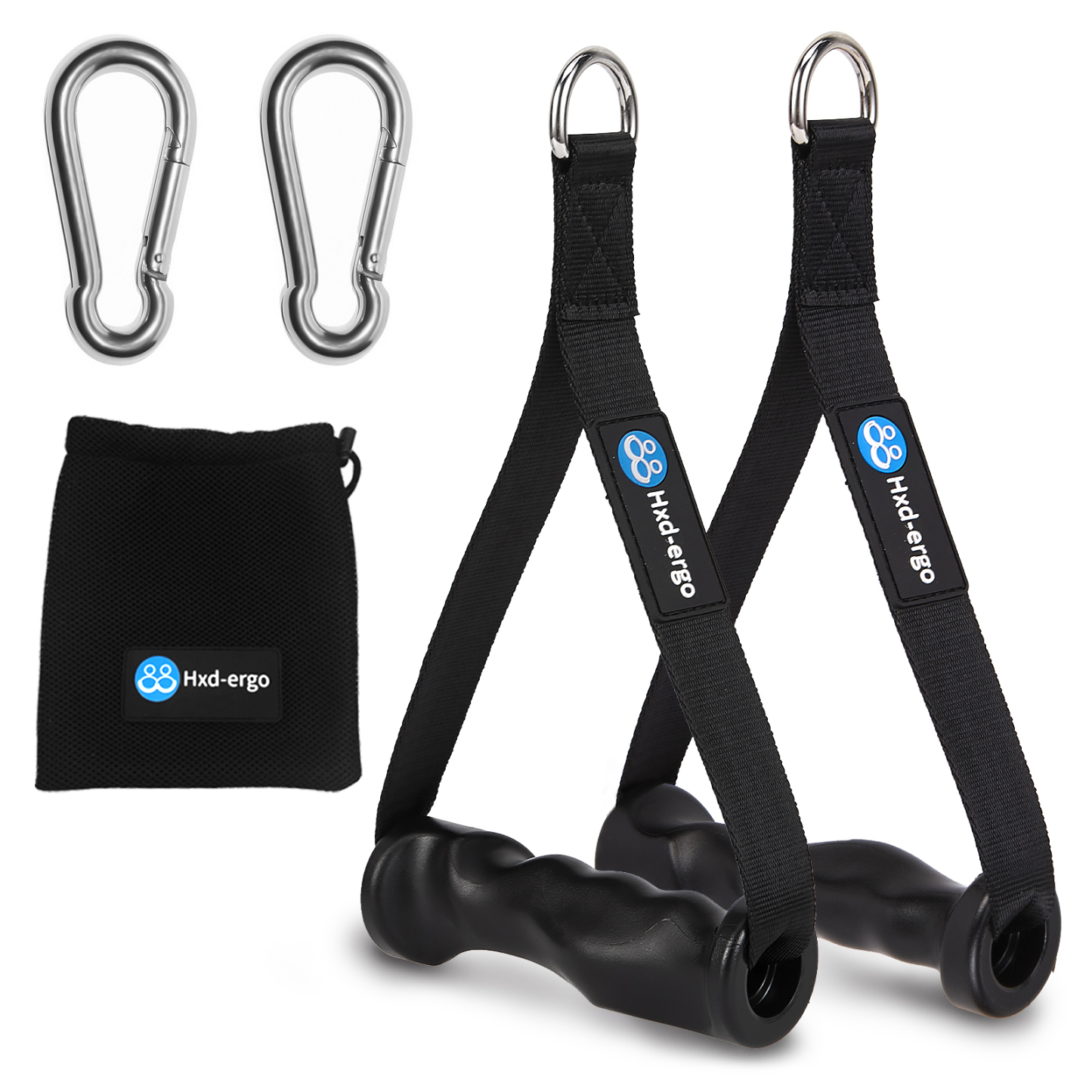 Ergonomic Cable Machine Handles for Yoga, Pilates, Strength Training -
