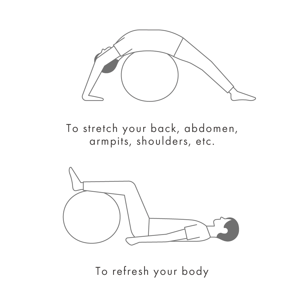 Oval Balance Ball with Knit Cover | Perfect for Stability and Core Training