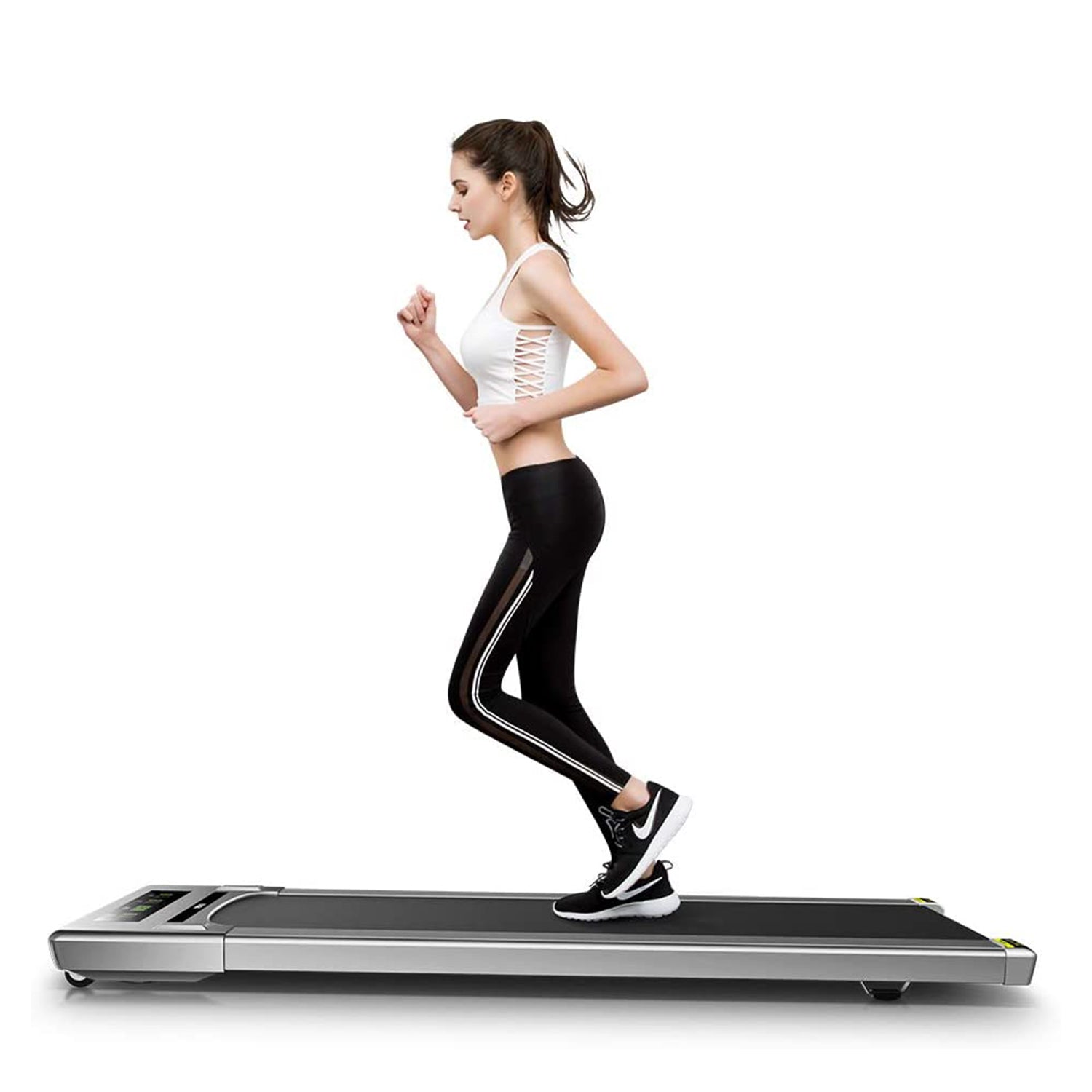 Under Desk Treadmill with Smart Remote for Home Office Installation-Free, Postpartum Use is also Very Safe-Trainnox