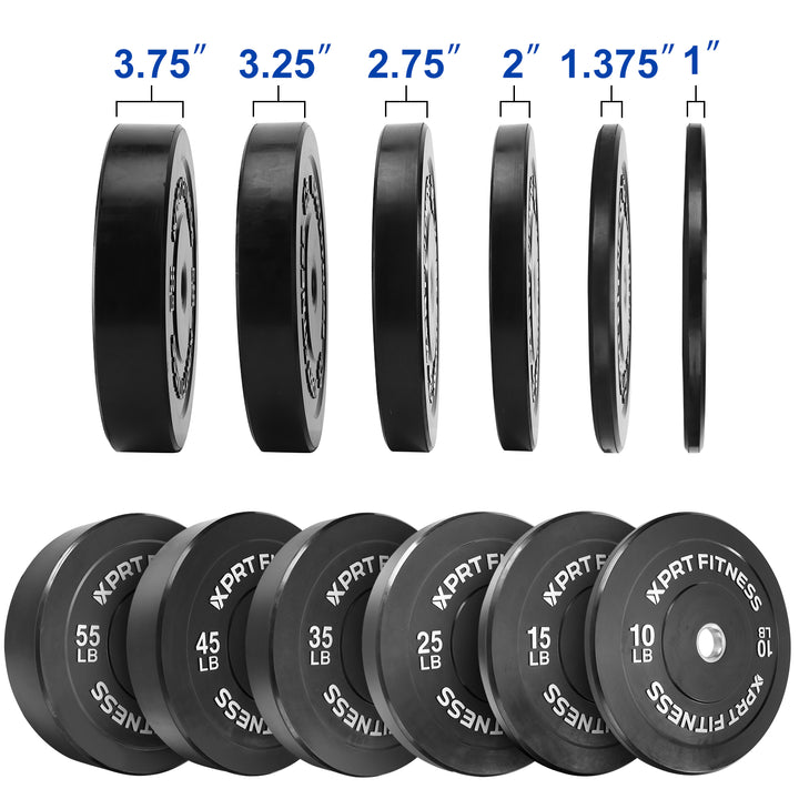 Olympic Rubber Bumper Plates High-Quality Weightlifting Plates for Olympic Bars