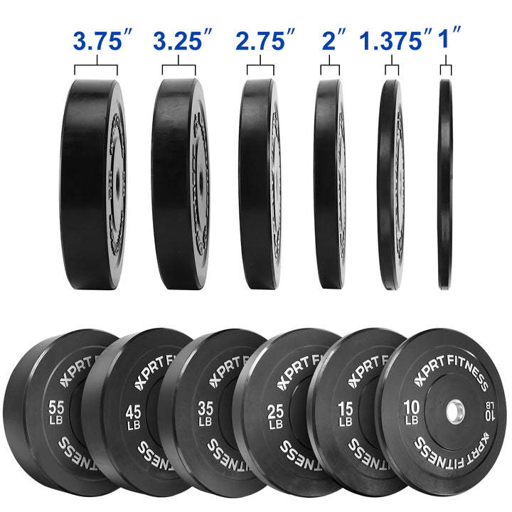 Olympic Rubber Bumper Plates High-Quality Weightlifting Plates for Olympic Bars