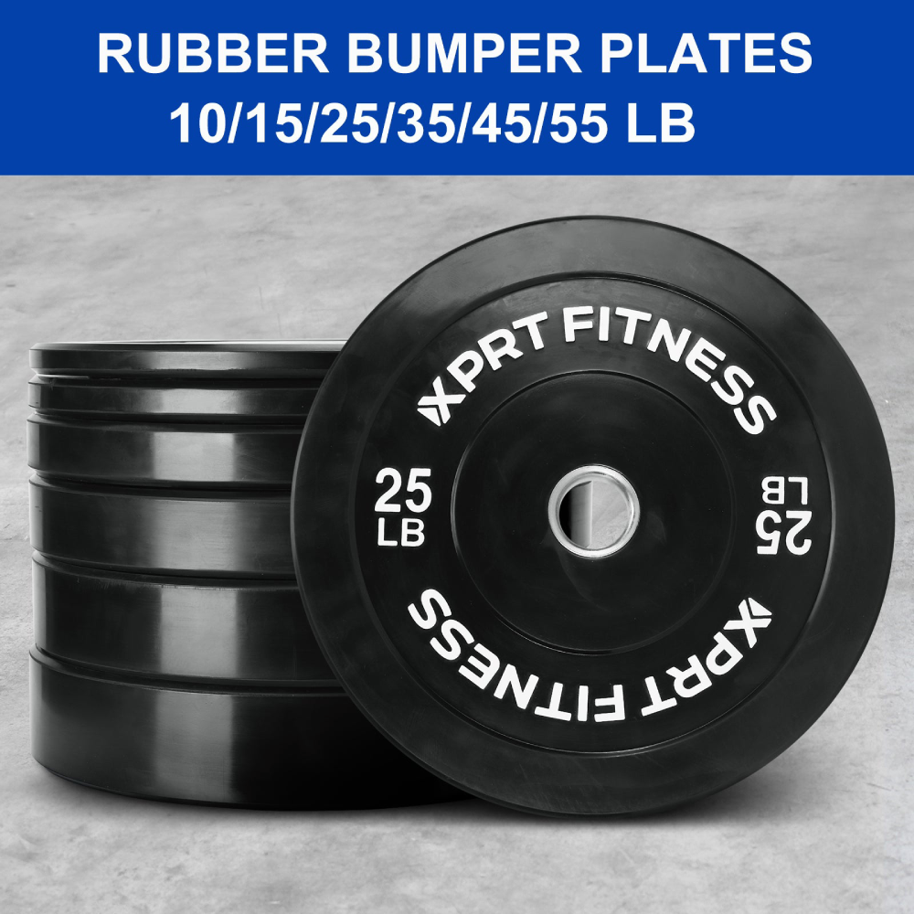 Olympic Rubber Bumper Plates High-Quality Weightlifting Plates for Olympic Bars