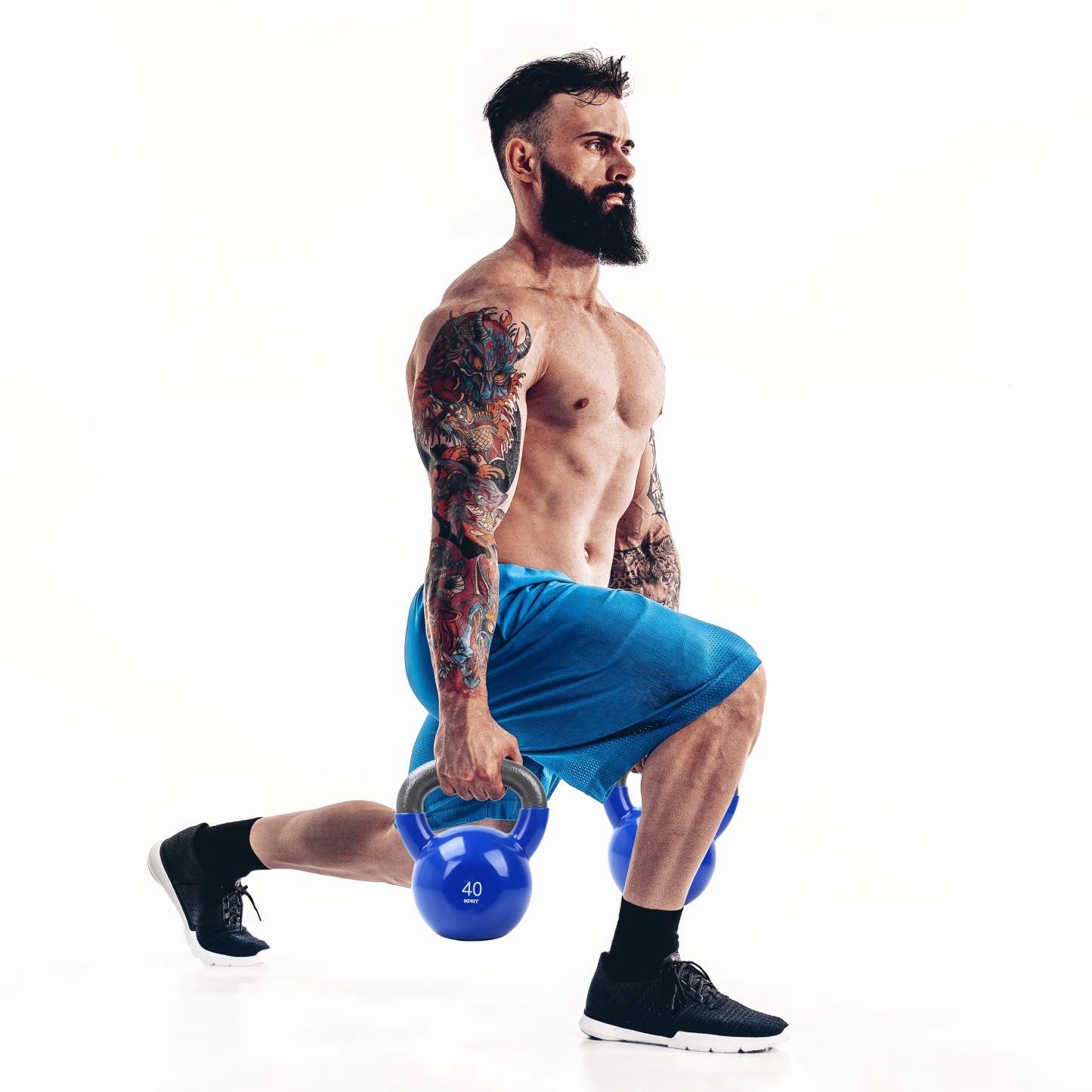 Vinyl Dipped Kettlebell for Full Body Workout