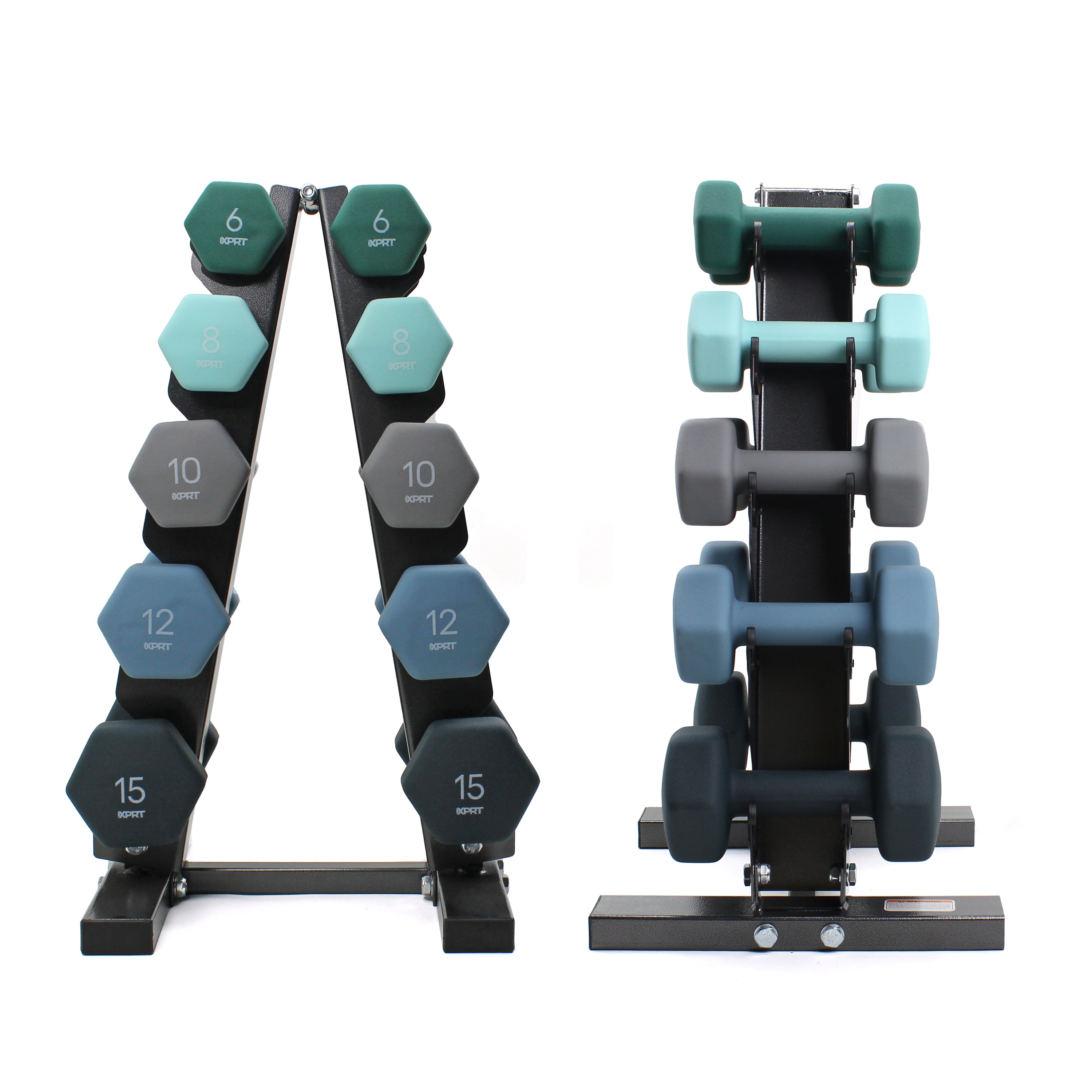 Neoprene Dumbbells for Strength Training, 2 to 15lbs