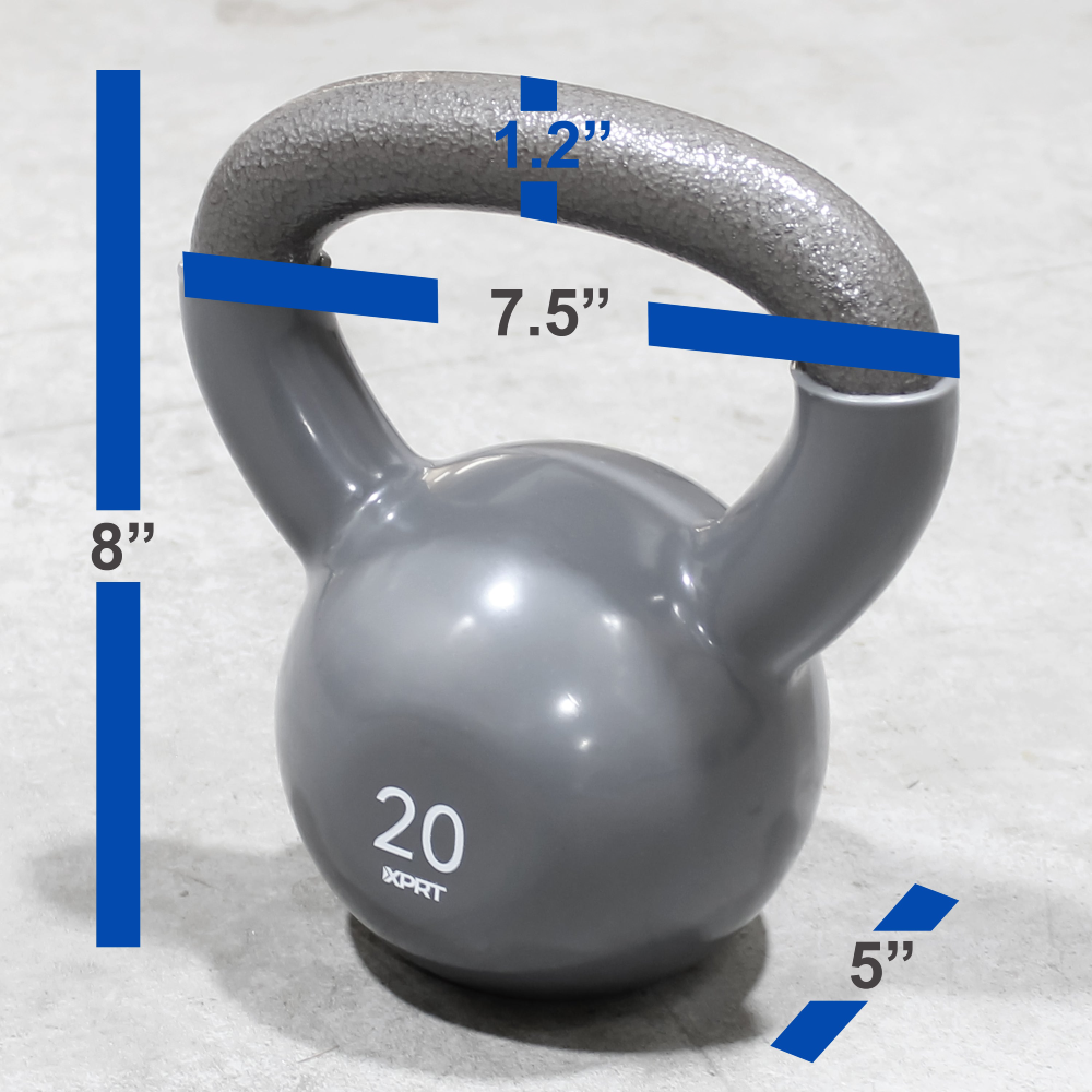 Vinyl Dipped Kettlebell for Full Body Workout
