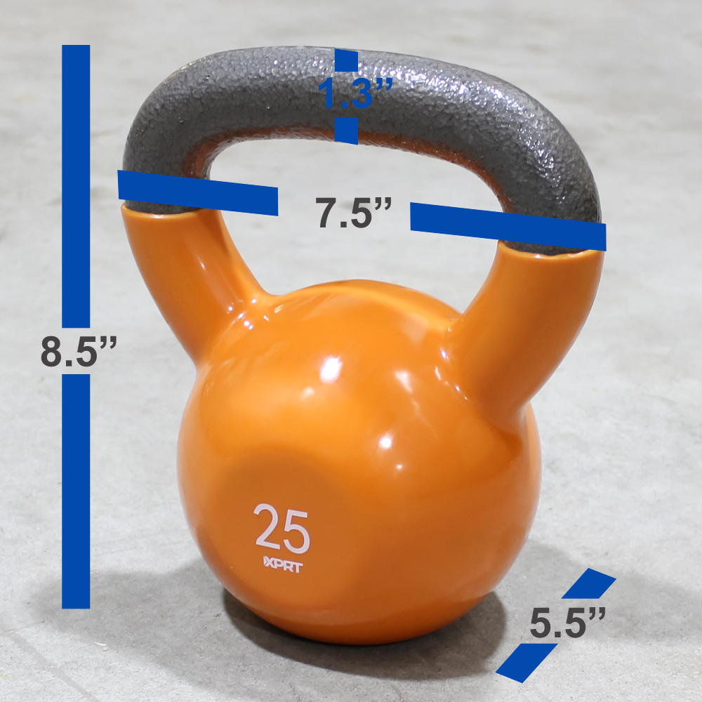 Vinyl Dipped Kettlebell for Full Body Workout