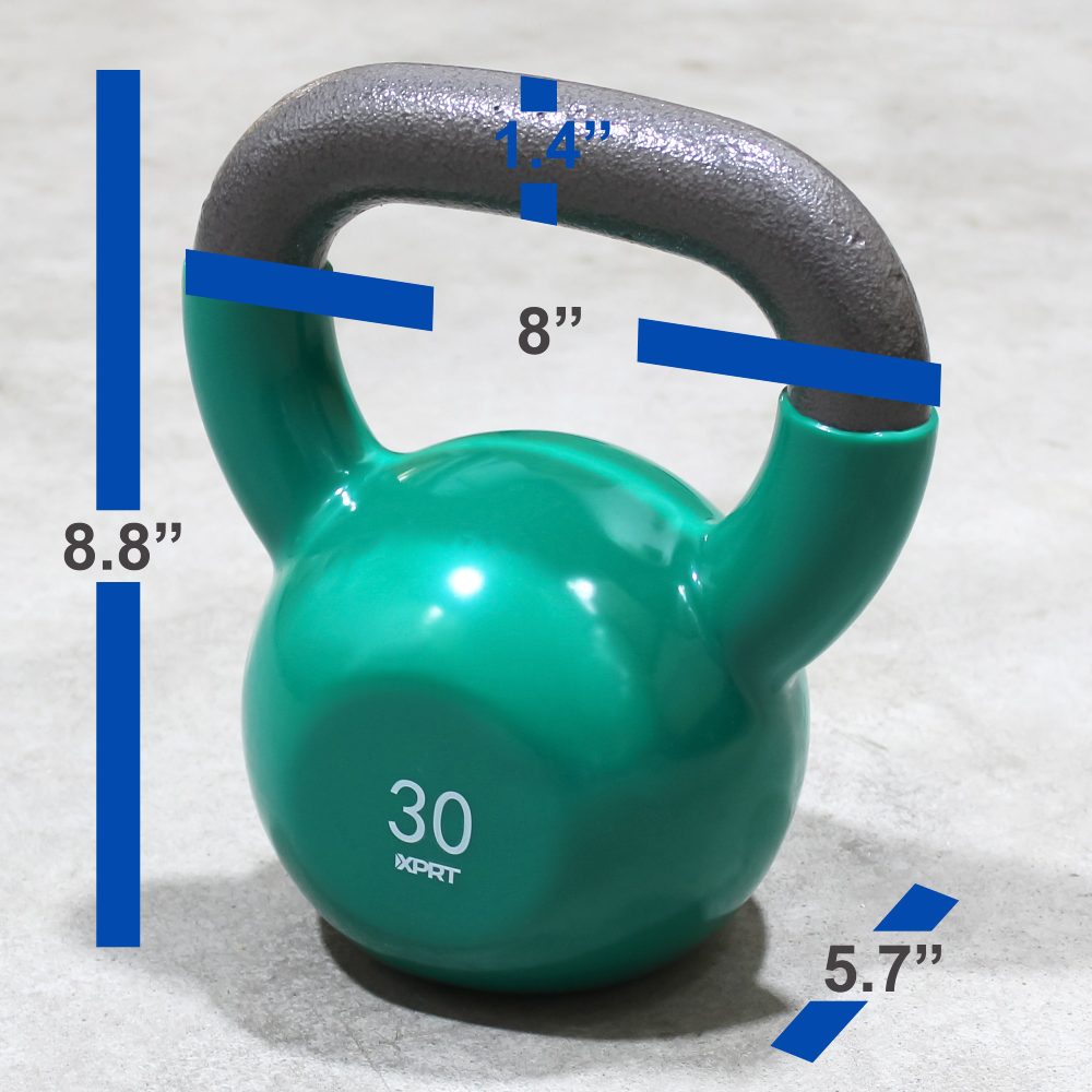 Vinyl Dipped Kettlebell for Full Body Workout