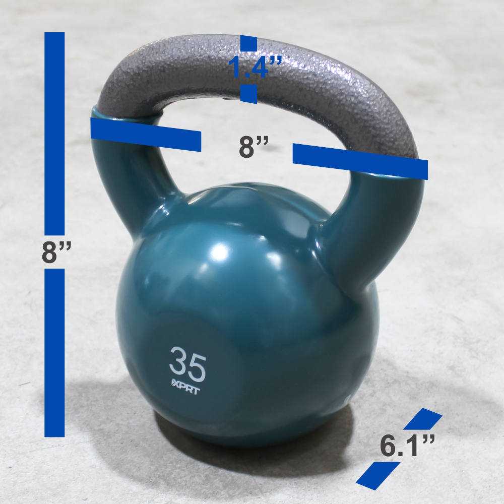 Vinyl Dipped Kettlebell for Full Body Workout